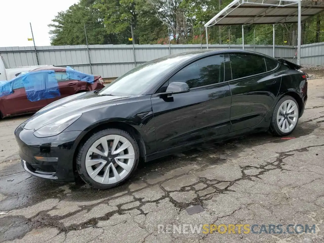 1 Фотография поврежденного автомобиля 5YJ3E1EB7NF179919 TESLA MODEL 3 2022