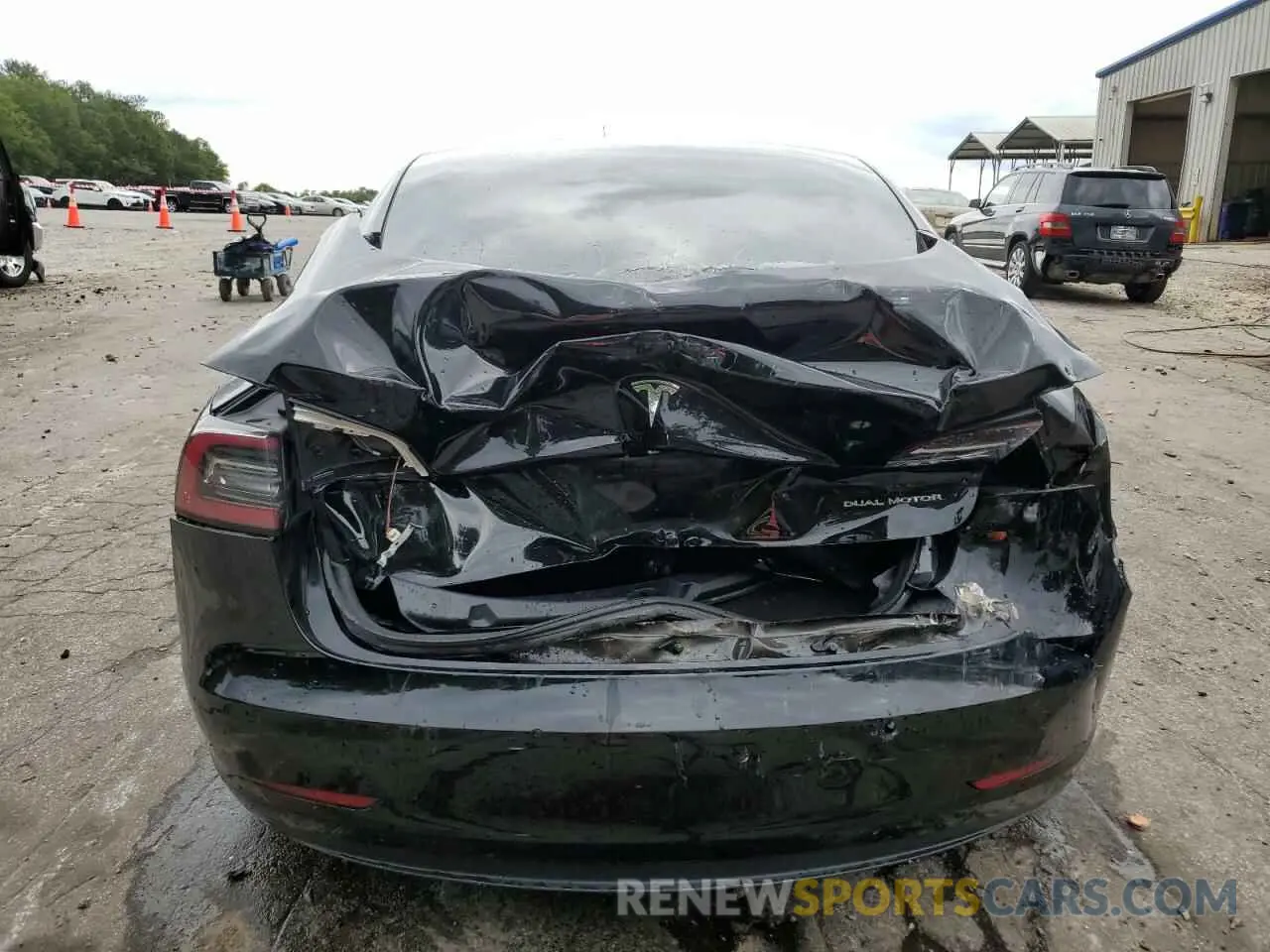 6 Фотография поврежденного автомобиля 5YJ3E1EB7NF179919 TESLA MODEL 3 2022