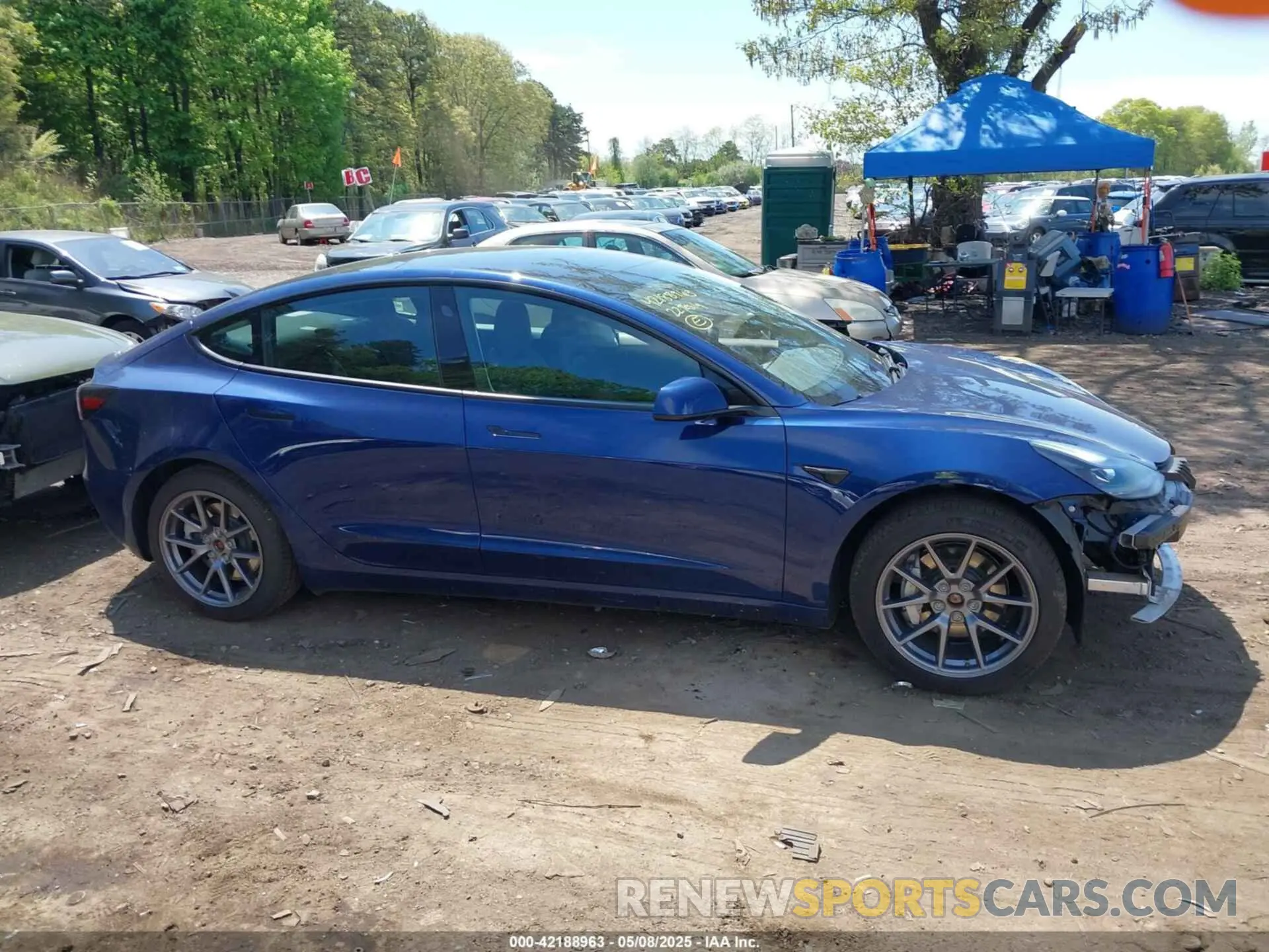 13 Photograph of a damaged car 5YJ3E1EB7NF180049 TESLA MODEL 3 2022