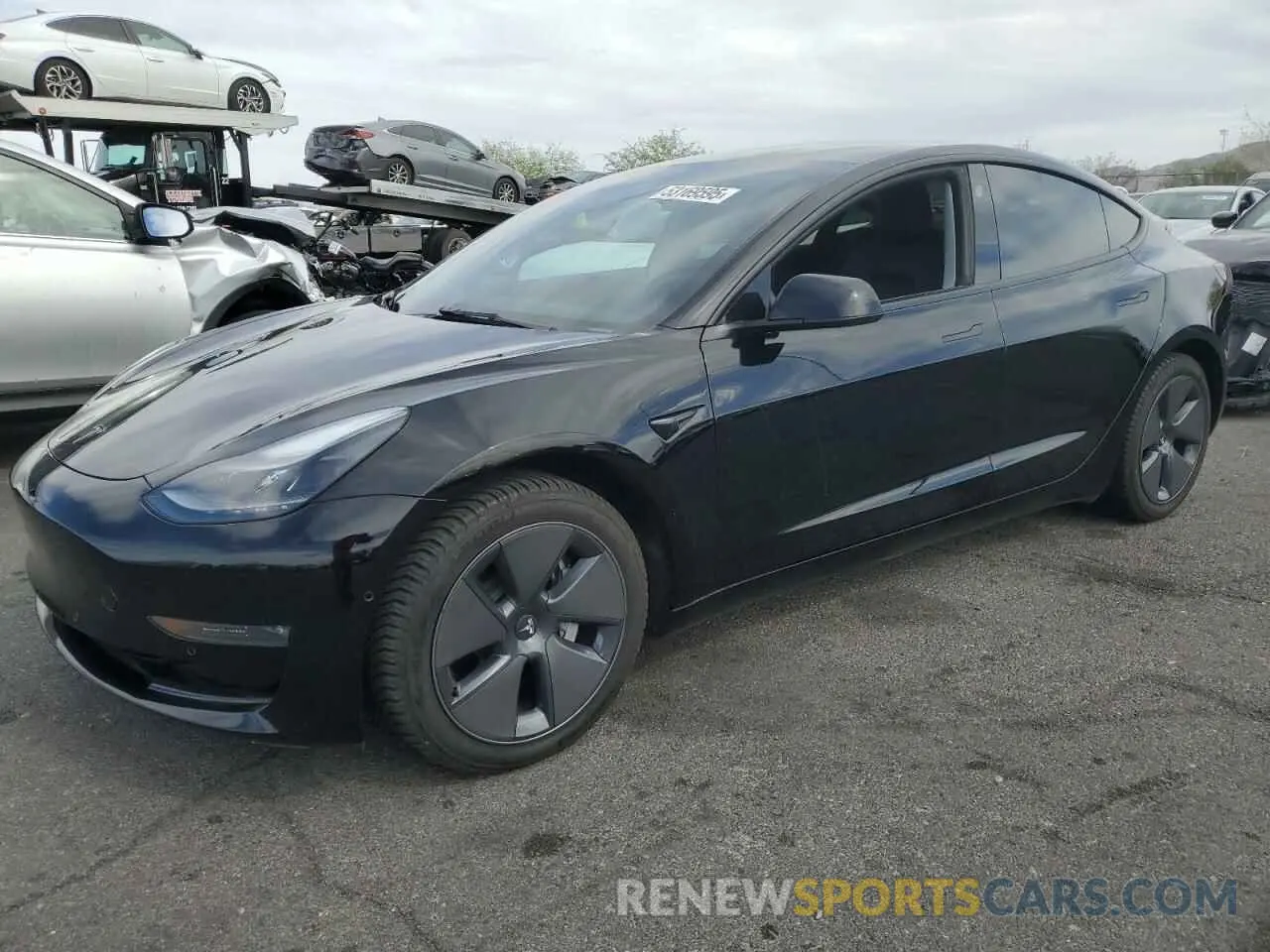1 Фотография поврежденного автомобиля 5YJ3E1EB7NF195425 TESLA MODEL 3 2022