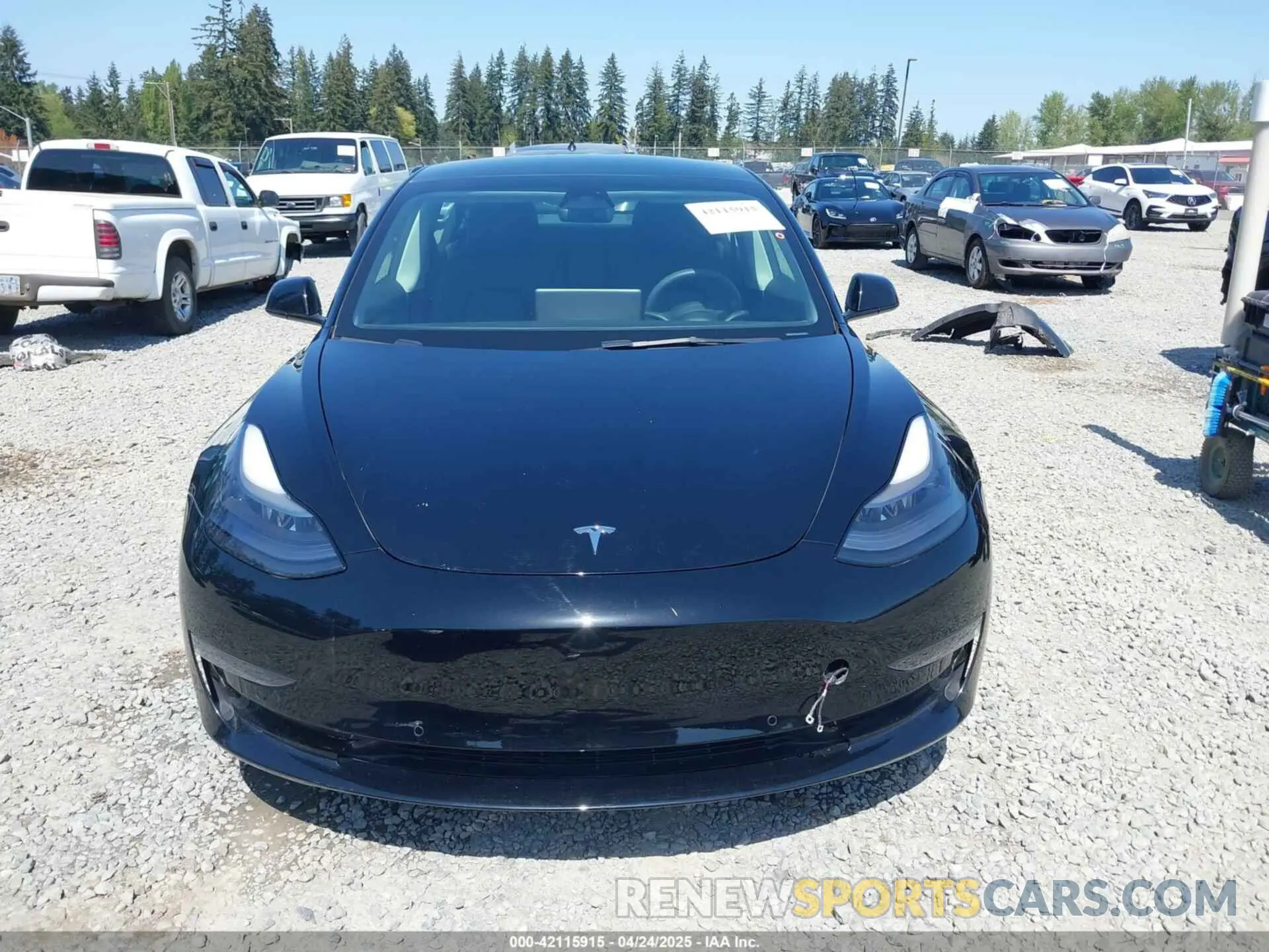 12 Фотография поврежденного автомобиля 5YJ3E1EB7NF241996 TESLA MODEL 3 2022