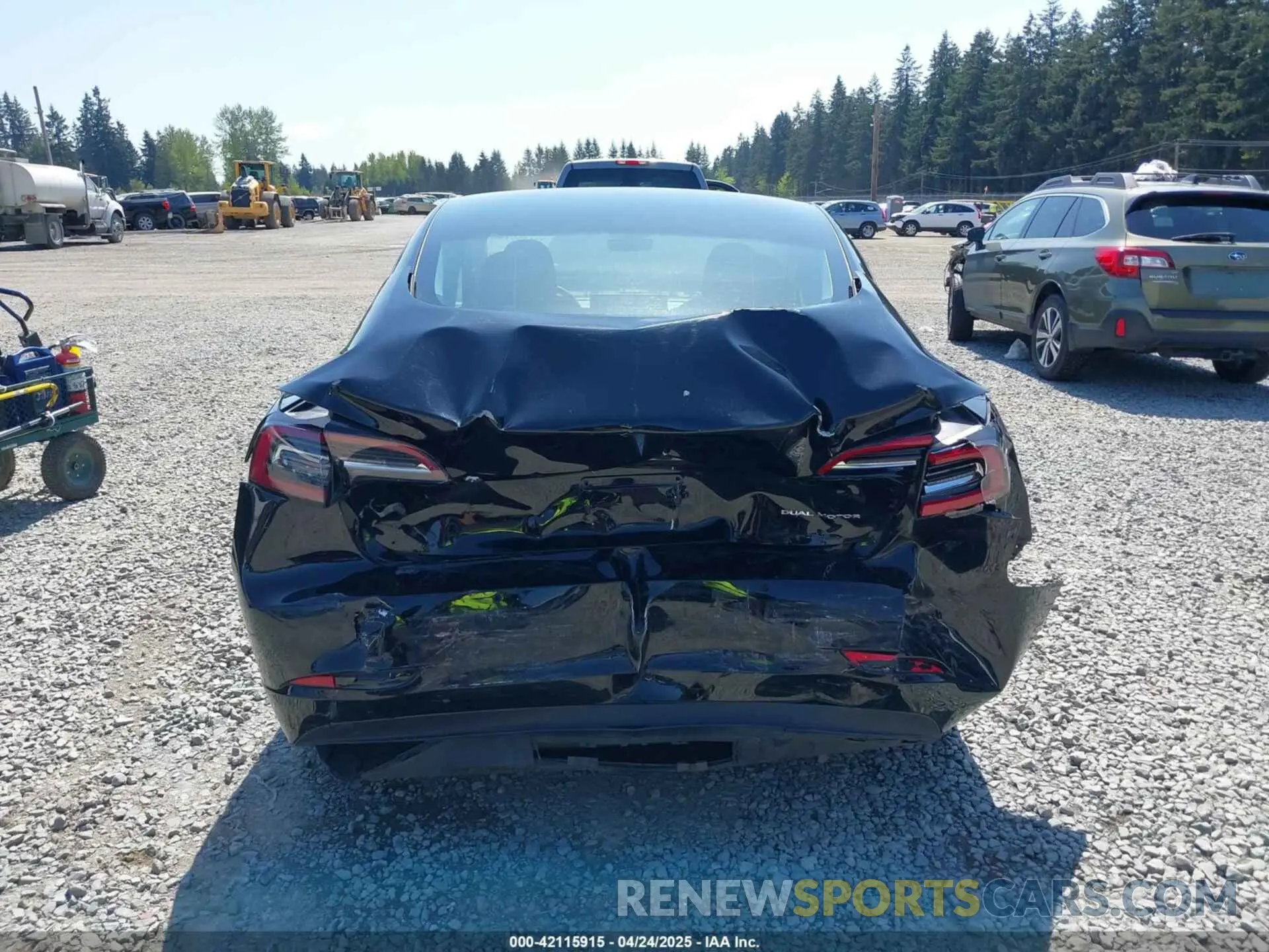 6 Фотография поврежденного автомобиля 5YJ3E1EB7NF241996 TESLA MODEL 3 2022