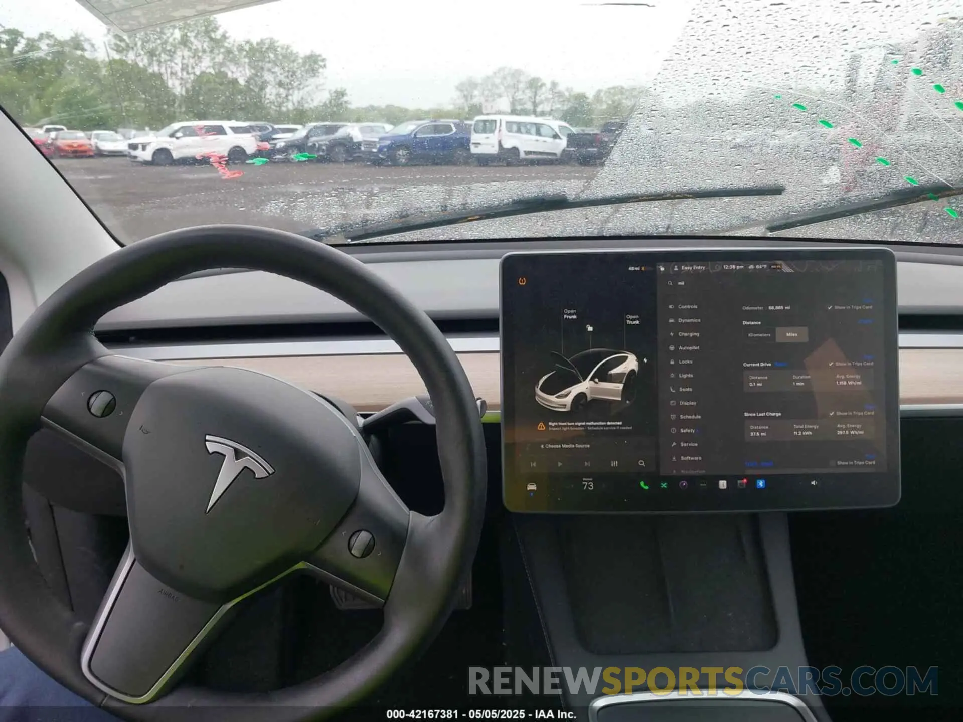 7 Photograph of a damaged car 5YJ3E1EB7NF257440 TESLA MODEL 3 2022