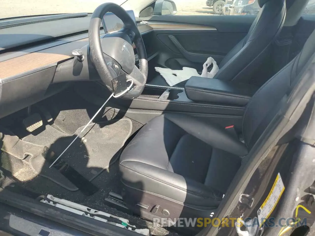 7 Photograph of a damaged car 5YJ3E1EB7NF257549 TESLA MODEL 3 2022