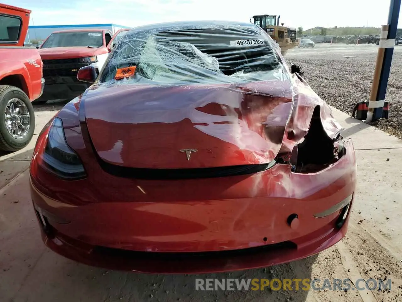 5 Photograph of a damaged car 5YJ3E1EB7NF265487 TESLA MODEL 3 2022