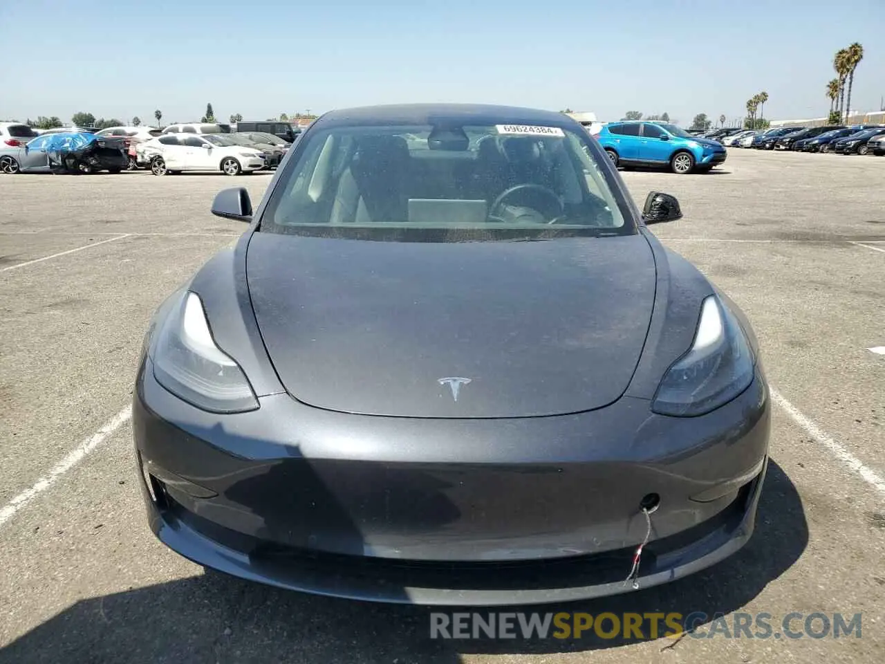 5 Photograph of a damaged car 5YJ3E1EB7NF277493 TESLA MODEL 3 2022