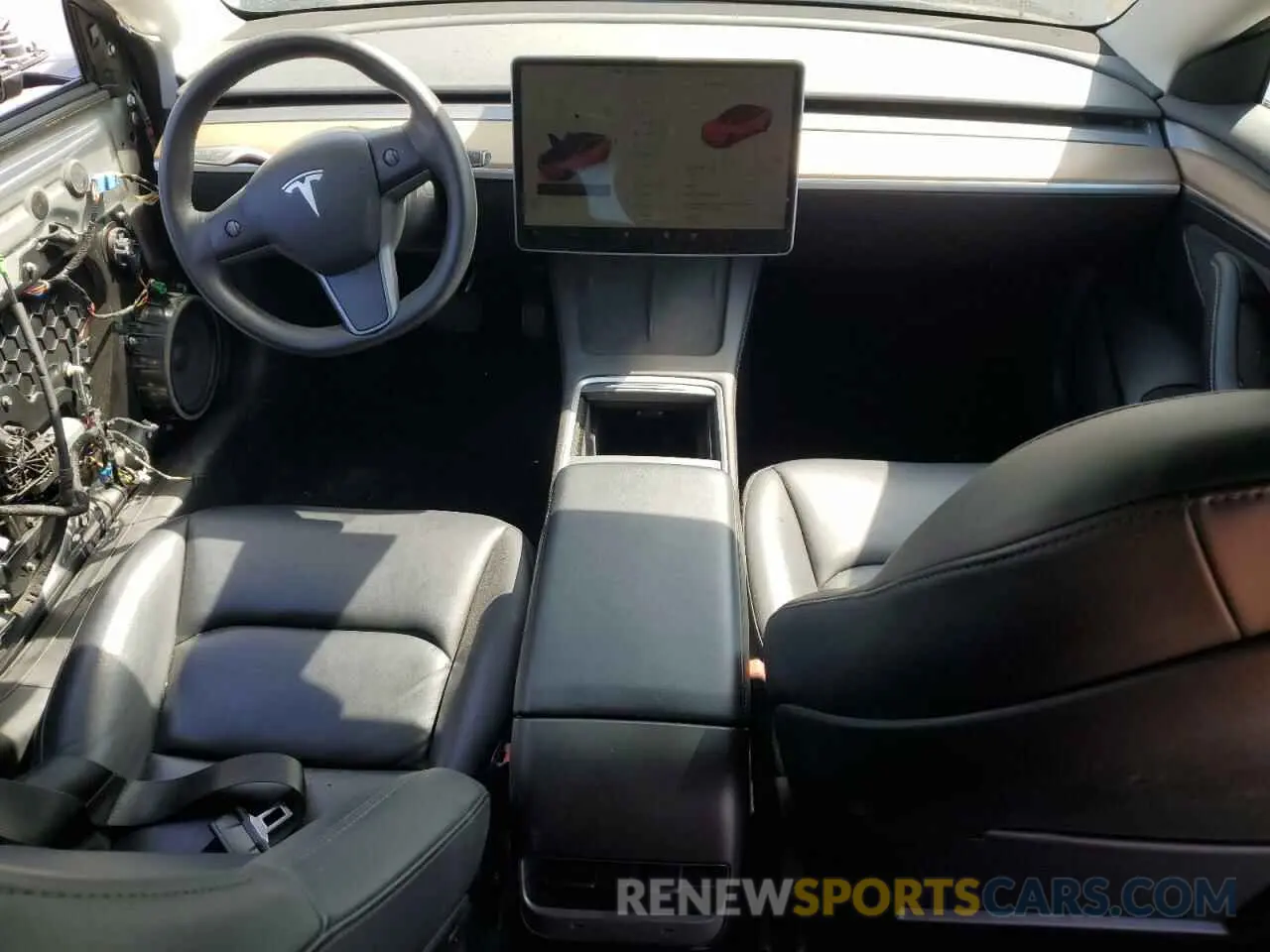 8 Photograph of a damaged car 5YJ3E1EB7NF277493 TESLA MODEL 3 2022