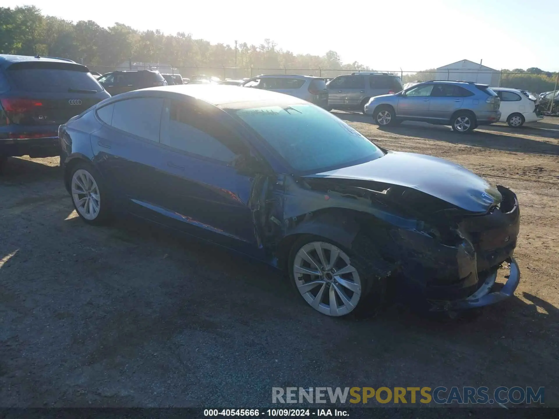 1 Фотография поврежденного автомобиля 5YJ3E1EB7NF289420 TESLA MODEL 3 2022