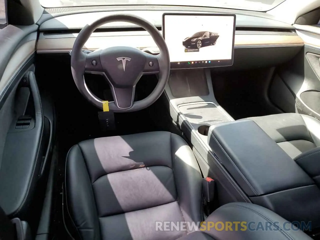 8 Photograph of a damaged car 5YJ3E1EB7NF294617 TESLA MODEL 3 2022
