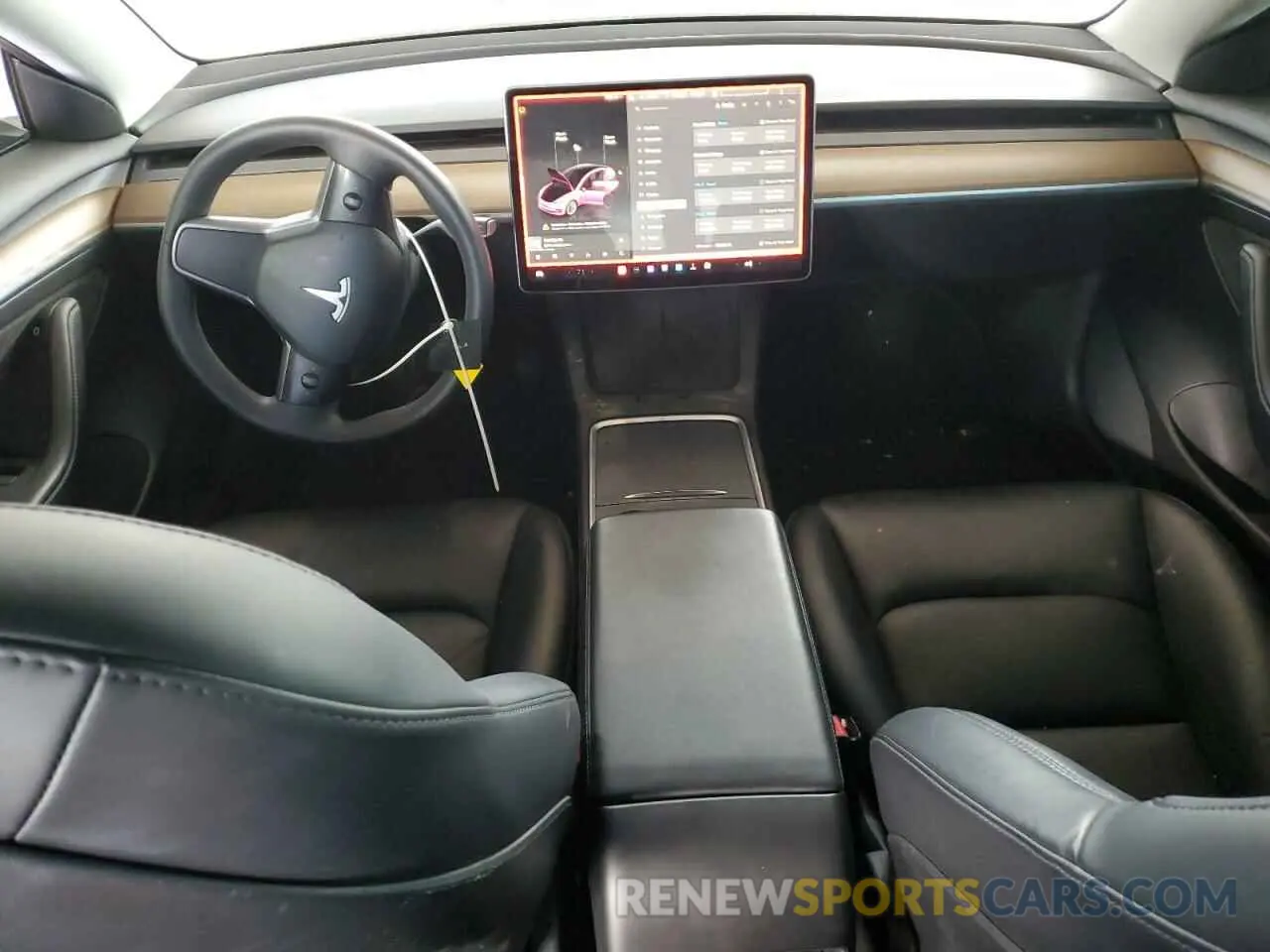 8 Photograph of a damaged car 5YJ3E1EB7NF296285 TESLA MODEL 3 2022
