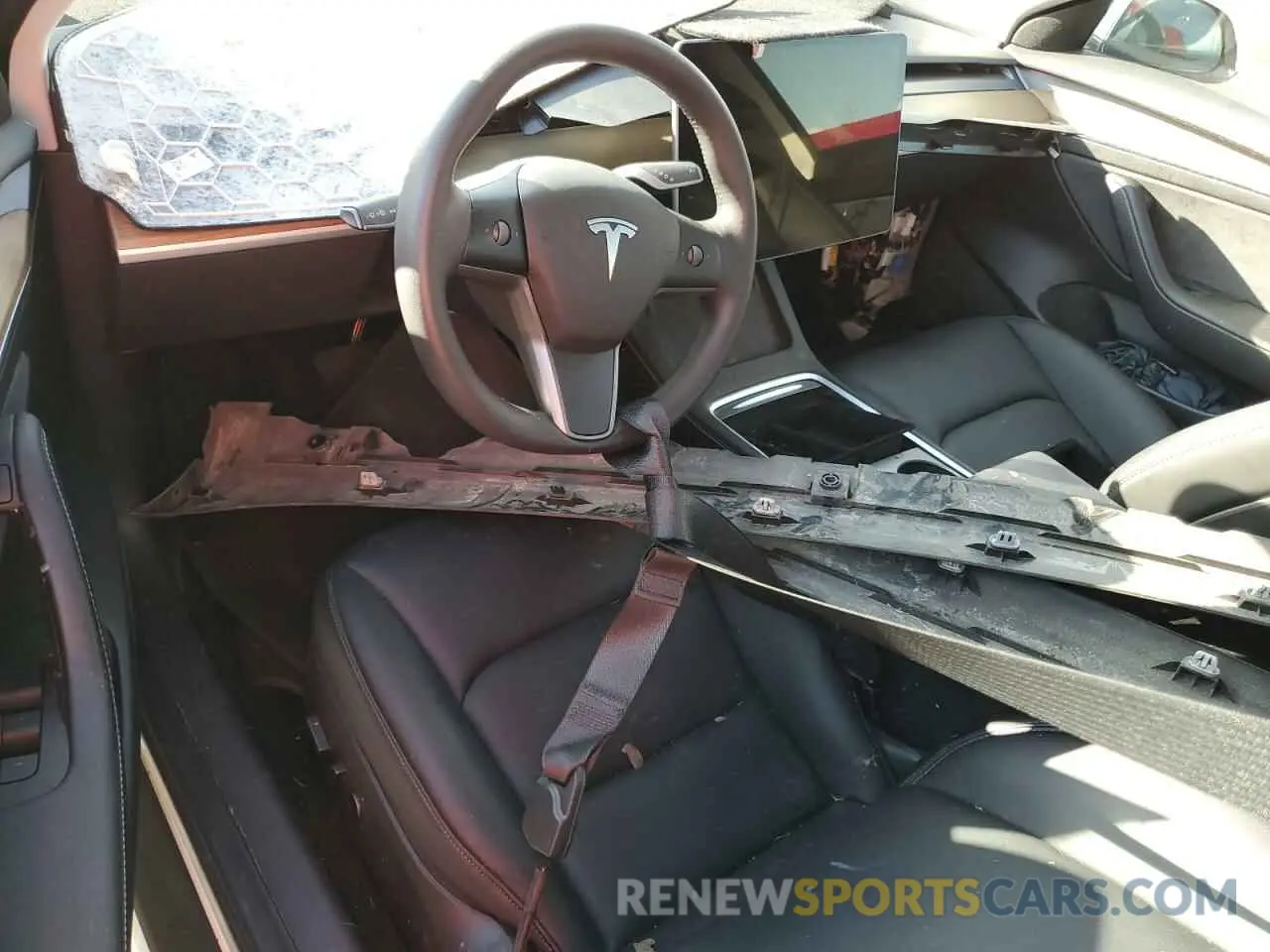 8 Фотография поврежденного автомобиля 5YJ3E1EB7NF320648 TESLA MODEL 3 2022