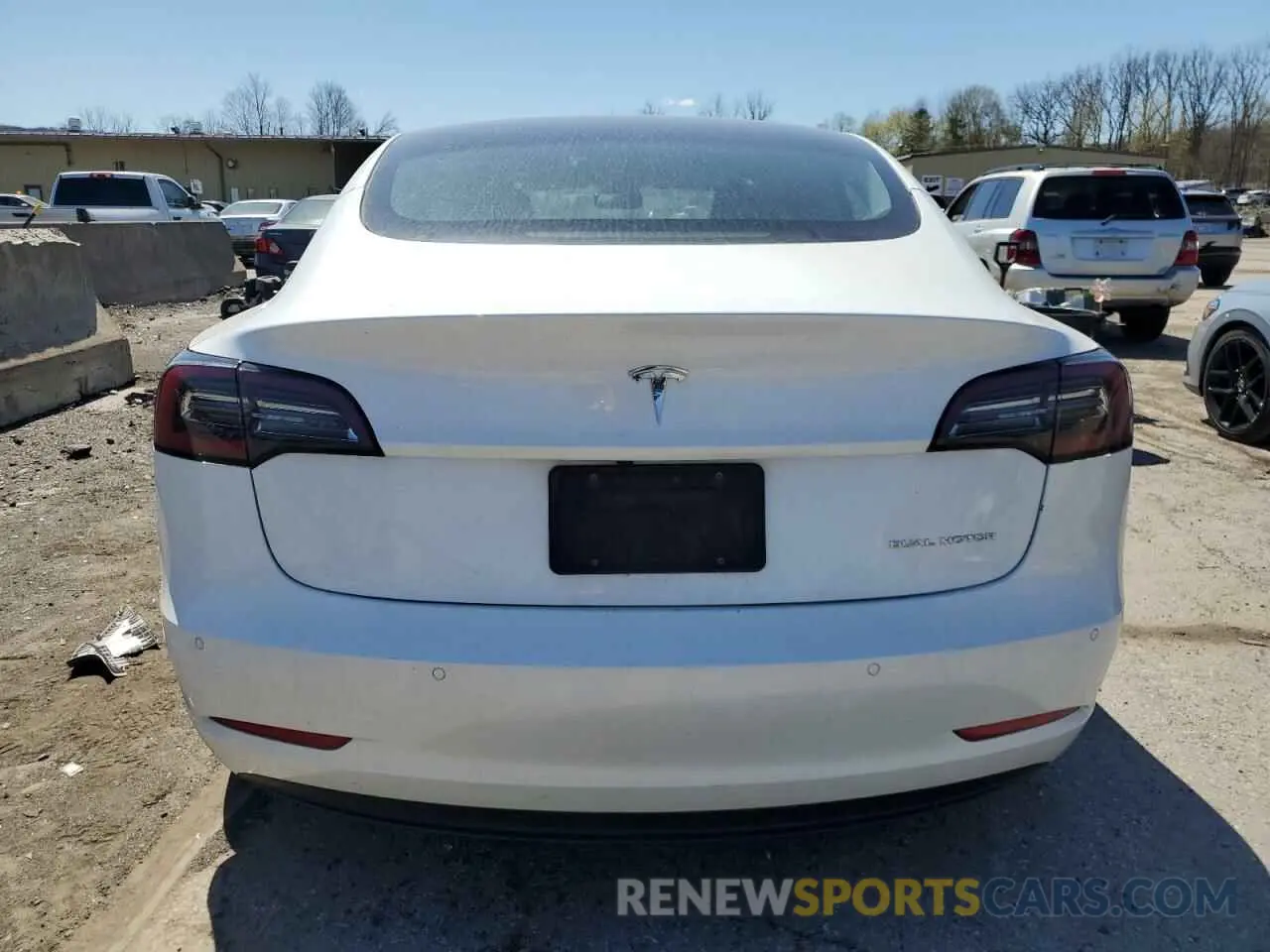 6 Фотография поврежденного автомобиля 5YJ3E1EB7NF341306 TESLA MODEL 3 2022