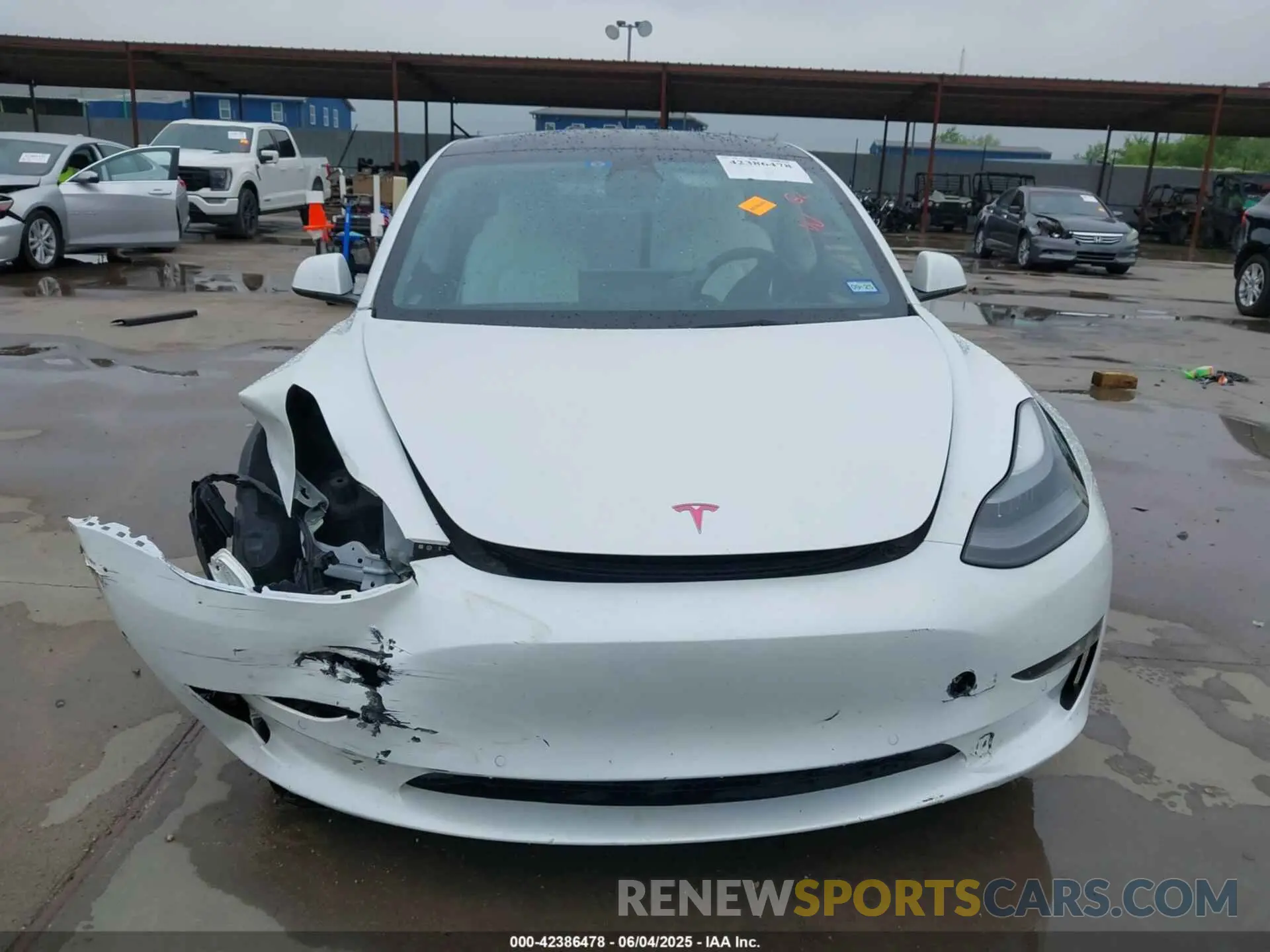 12 Фотография поврежденного автомобиля 5YJ3E1EB7NF355688 TESLA MODEL 3 2022