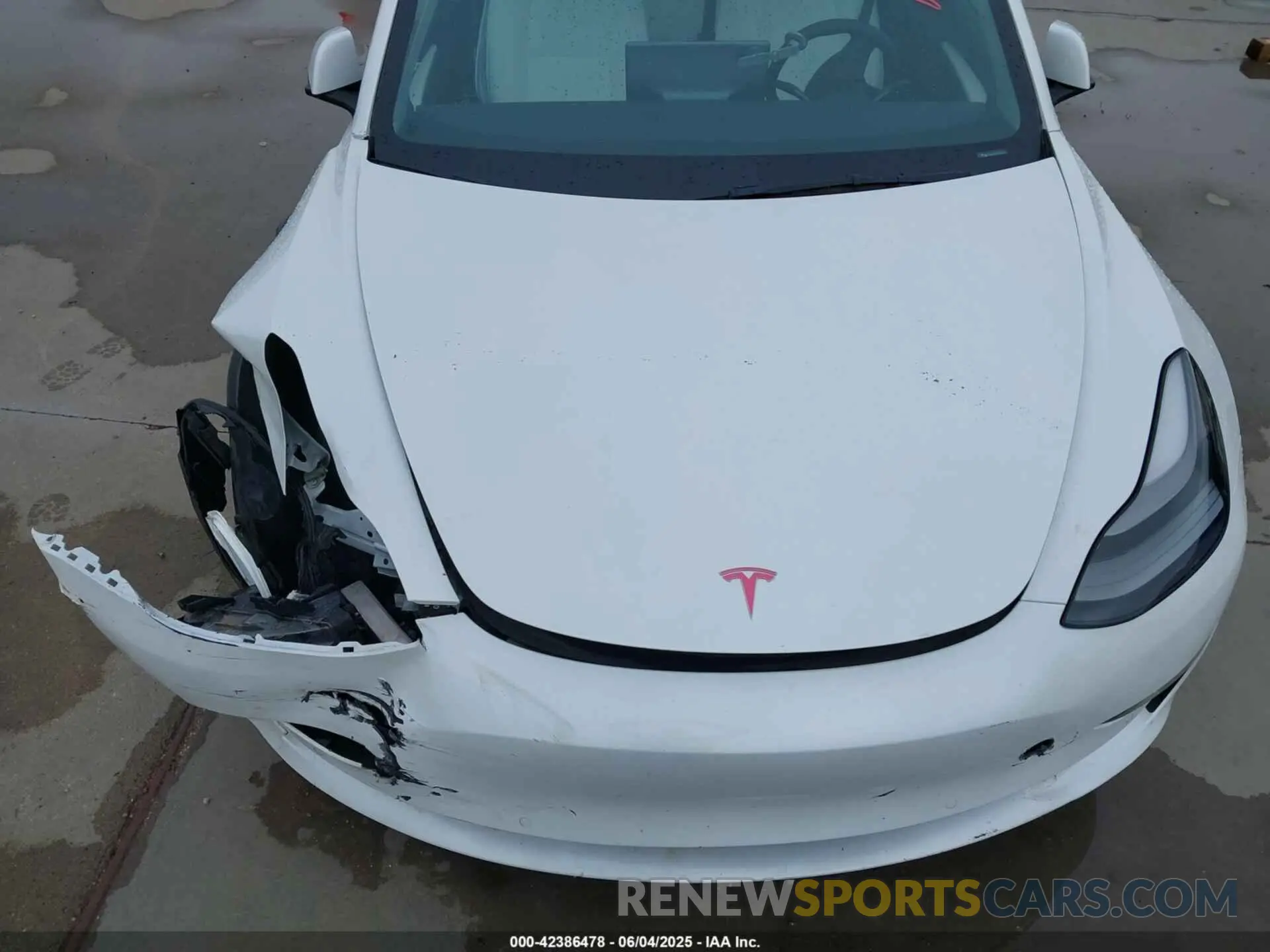 21 Фотография поврежденного автомобиля 5YJ3E1EB7NF355688 TESLA MODEL 3 2022