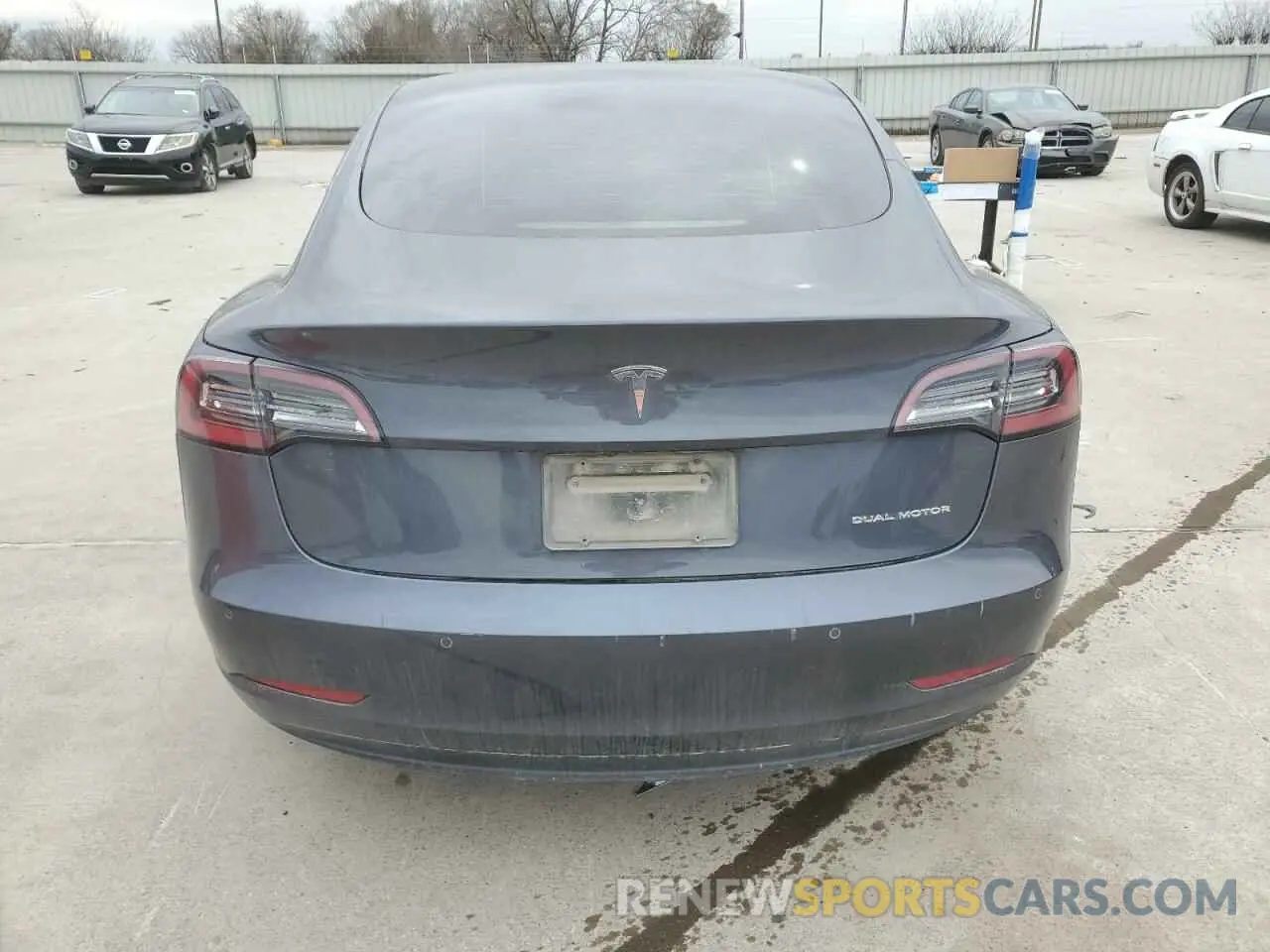 6 Photograph of a damaged car 5YJ3E1EB8NF103965 TESLA MODEL 3 2022