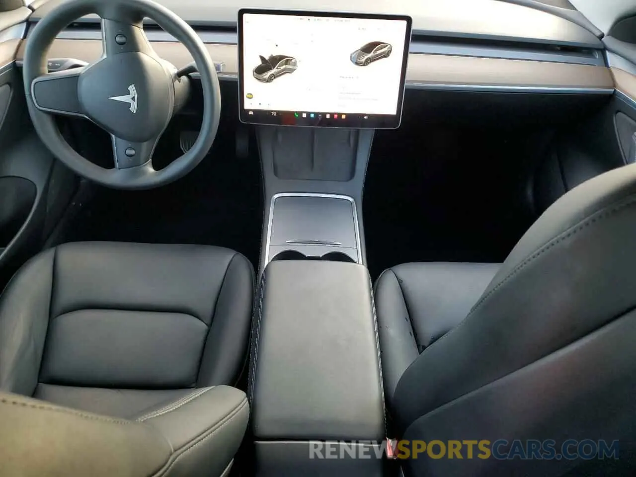 8 Photograph of a damaged car 5YJ3E1EB8NF104288 TESLA MODEL 3 2022