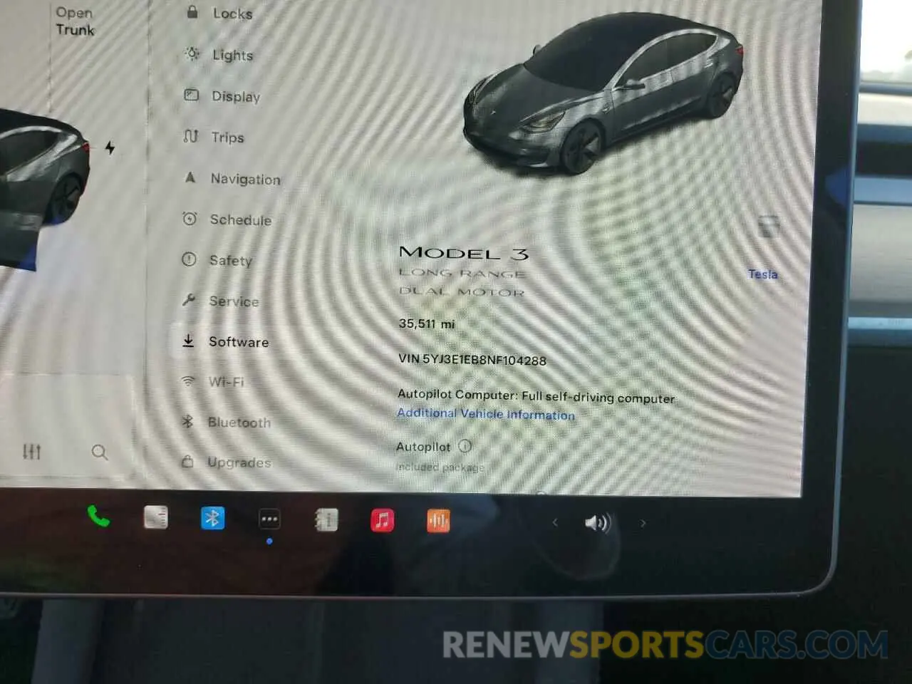 9 Photograph of a damaged car 5YJ3E1EB8NF104288 TESLA MODEL 3 2022