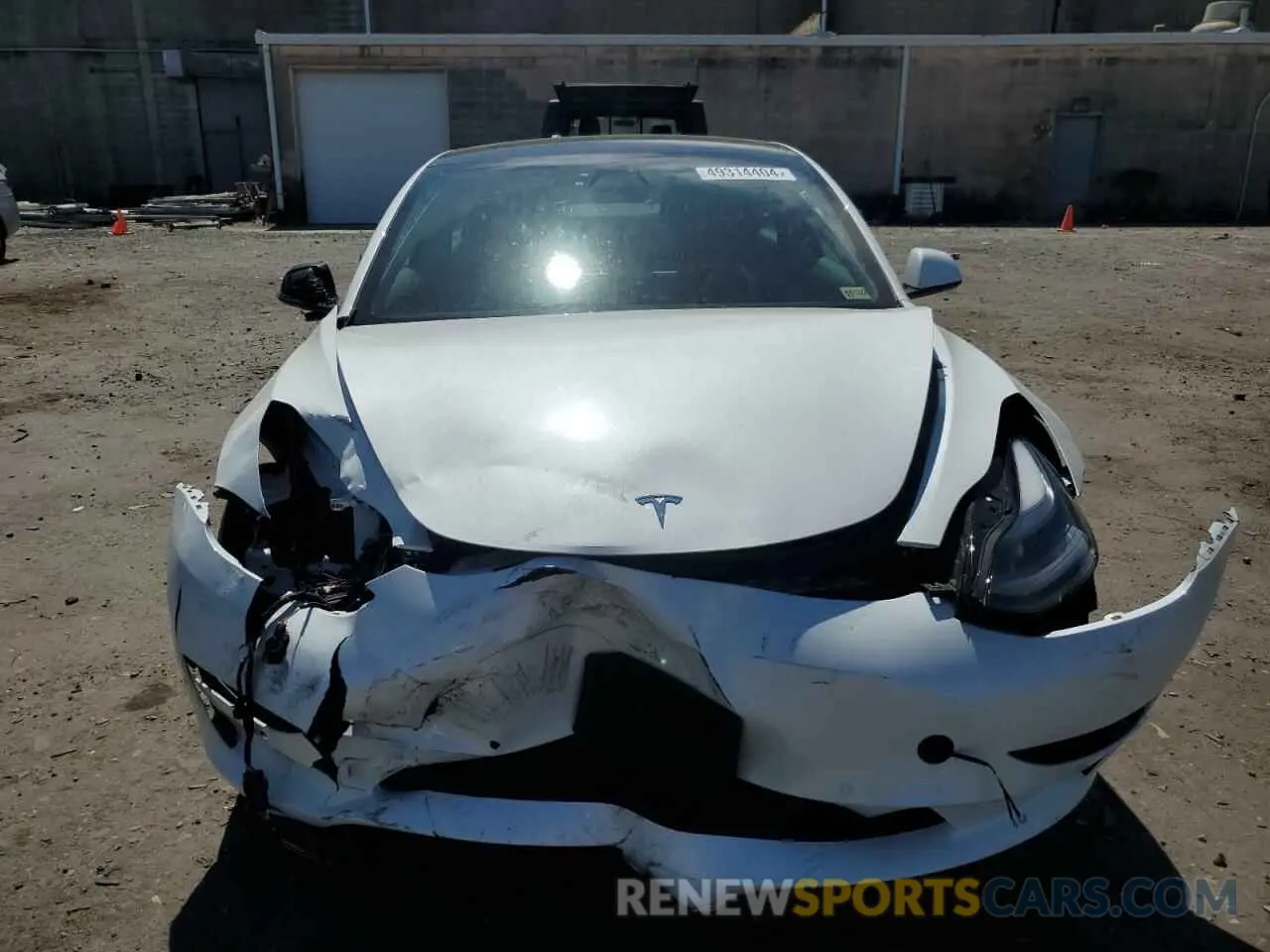 5 Photograph of a damaged car 5YJ3E1EB8NF110415 TESLA MODEL 3 2022