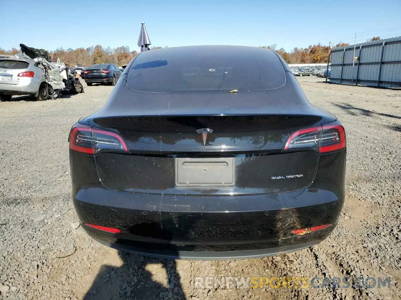 6 Photograph of a damaged car 5YJ3E1EB8NF110785 TESLA MODEL 3 2022
