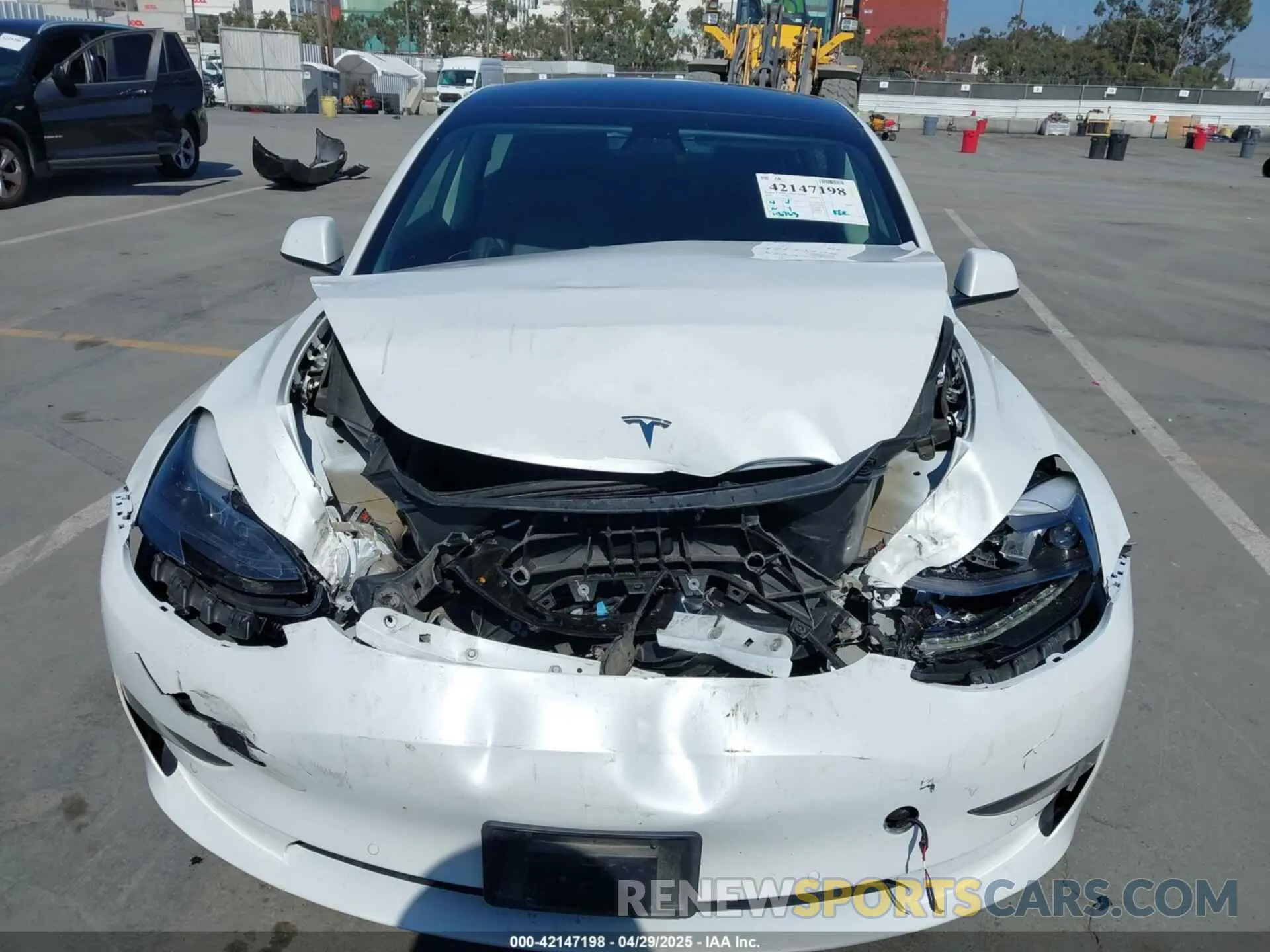 11 Фотография поврежденного автомобиля 5YJ3E1EB8NF127361 TESLA MODEL 3 2022