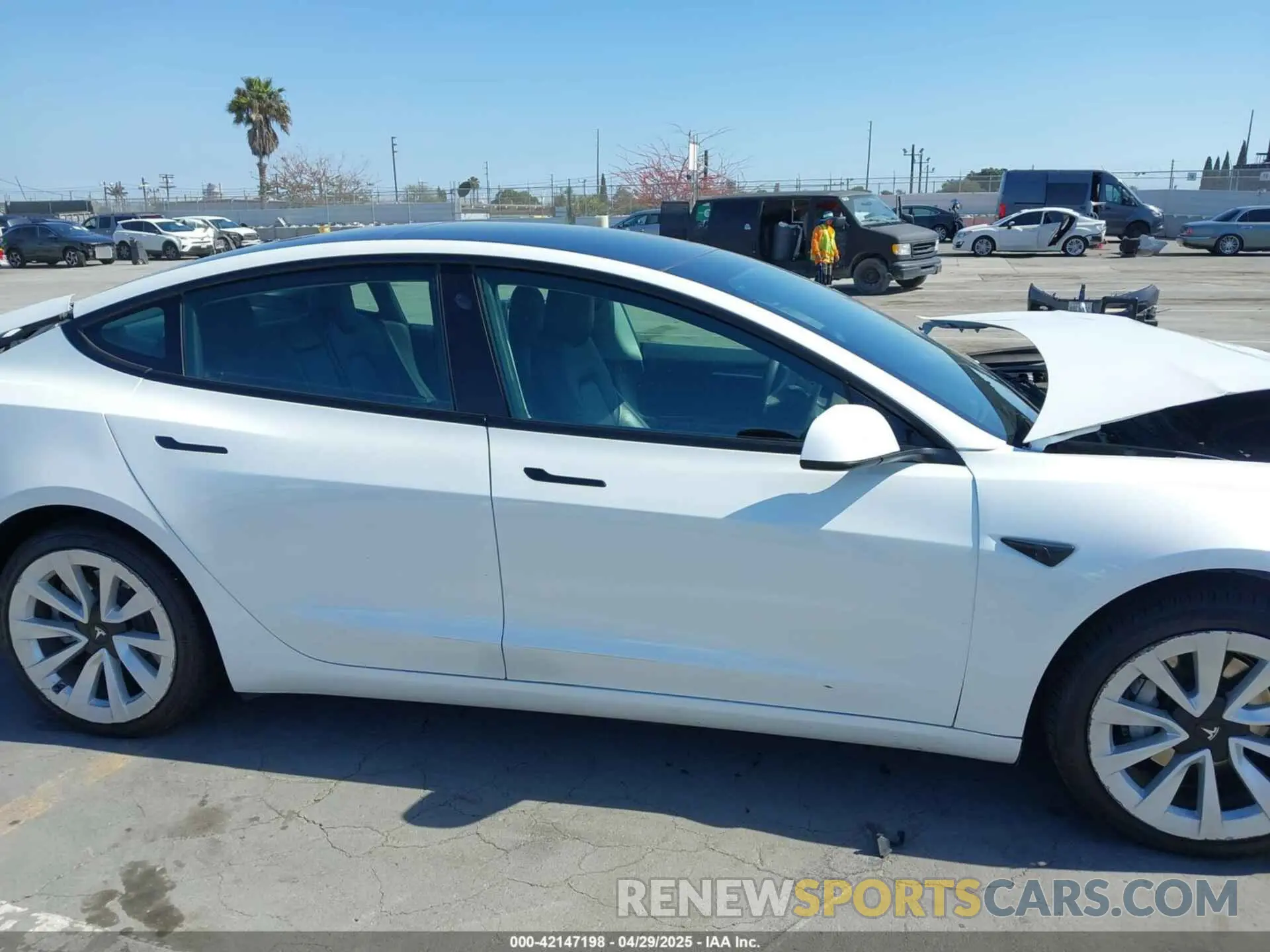 12 Фотография поврежденного автомобиля 5YJ3E1EB8NF127361 TESLA MODEL 3 2022
