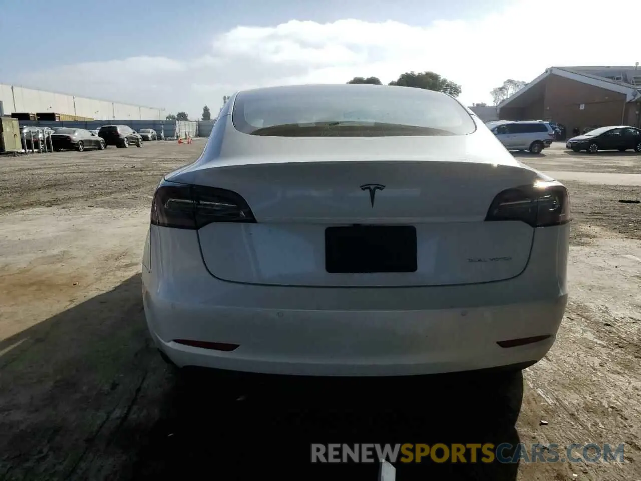 6 Photograph of a damaged car 5YJ3E1EB8NF159369 TESLA MODEL 3 2022