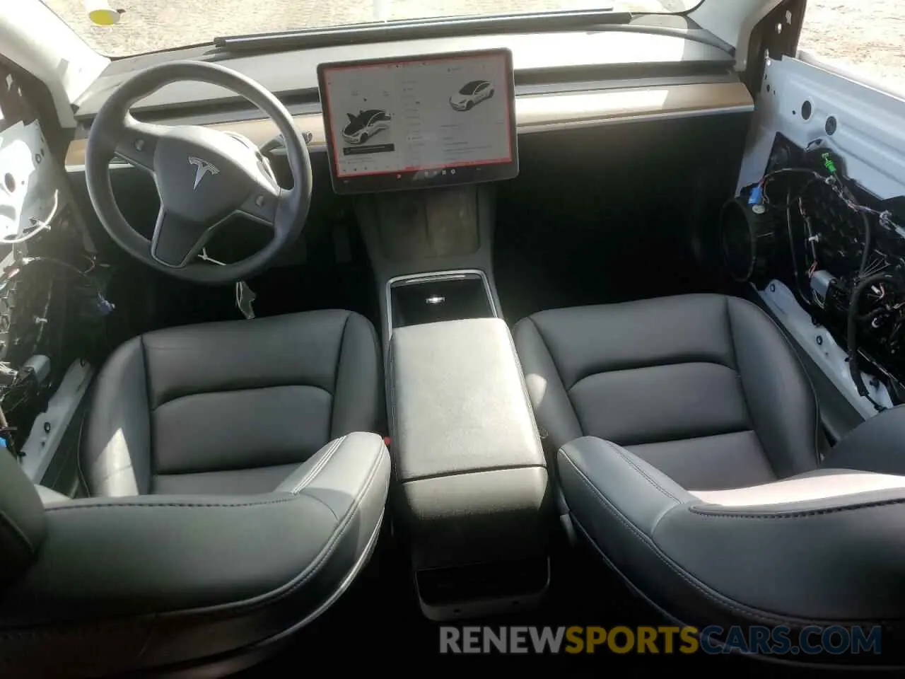 8 Photograph of a damaged car 5YJ3E1EB8NF159369 TESLA MODEL 3 2022