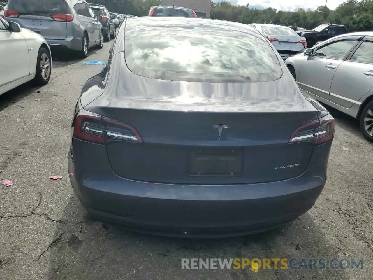 6 Фотография поврежденного автомобиля 5YJ3E1EB8NF182876 TESLA MODEL 3 2022