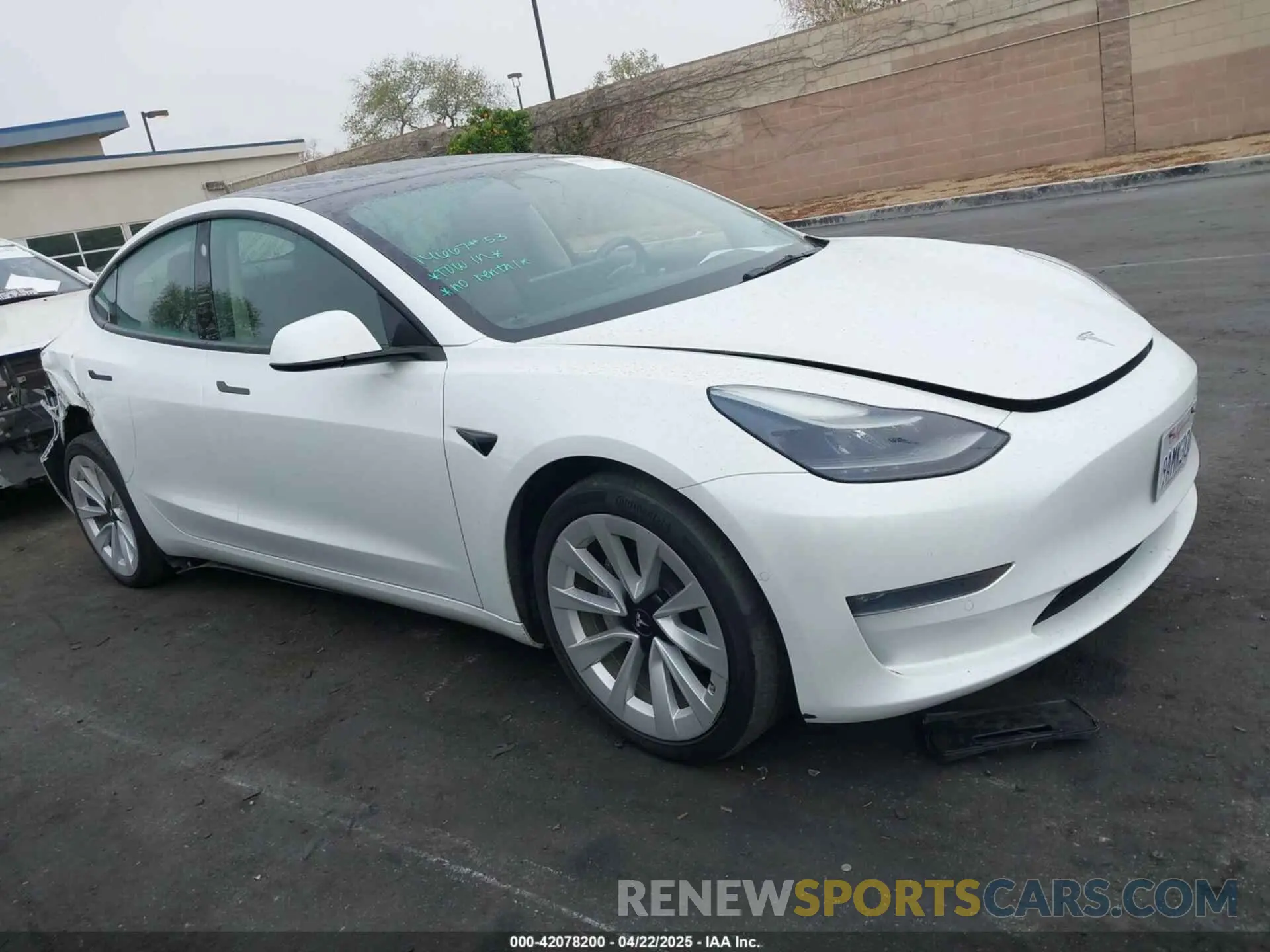 13 Фотография поврежденного автомобиля 5YJ3E1EB8NF195708 TESLA MODEL 3 2022