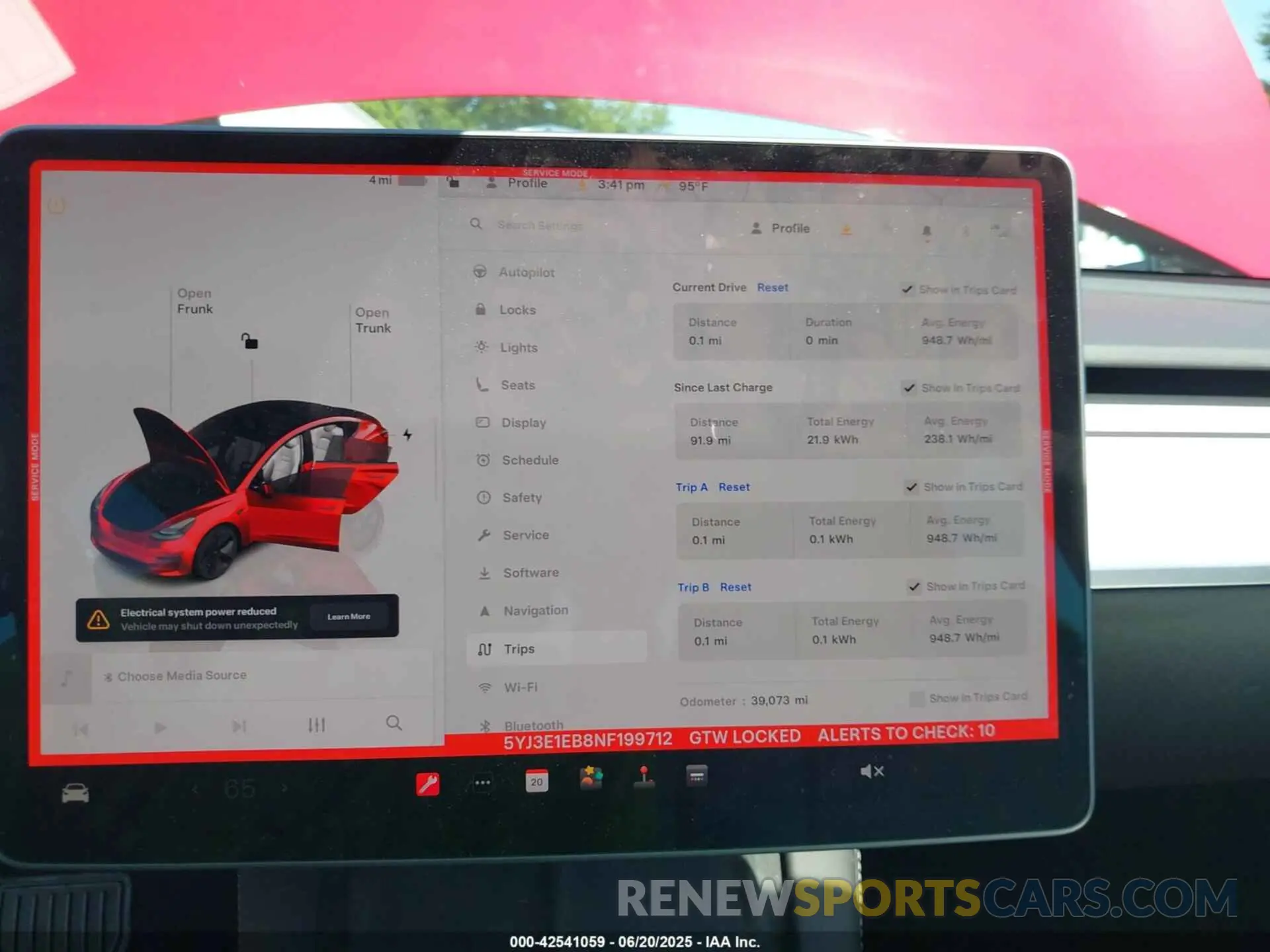 7 Photograph of a damaged car 5YJ3E1EB8NF199712 TESLA MODEL 3 2022