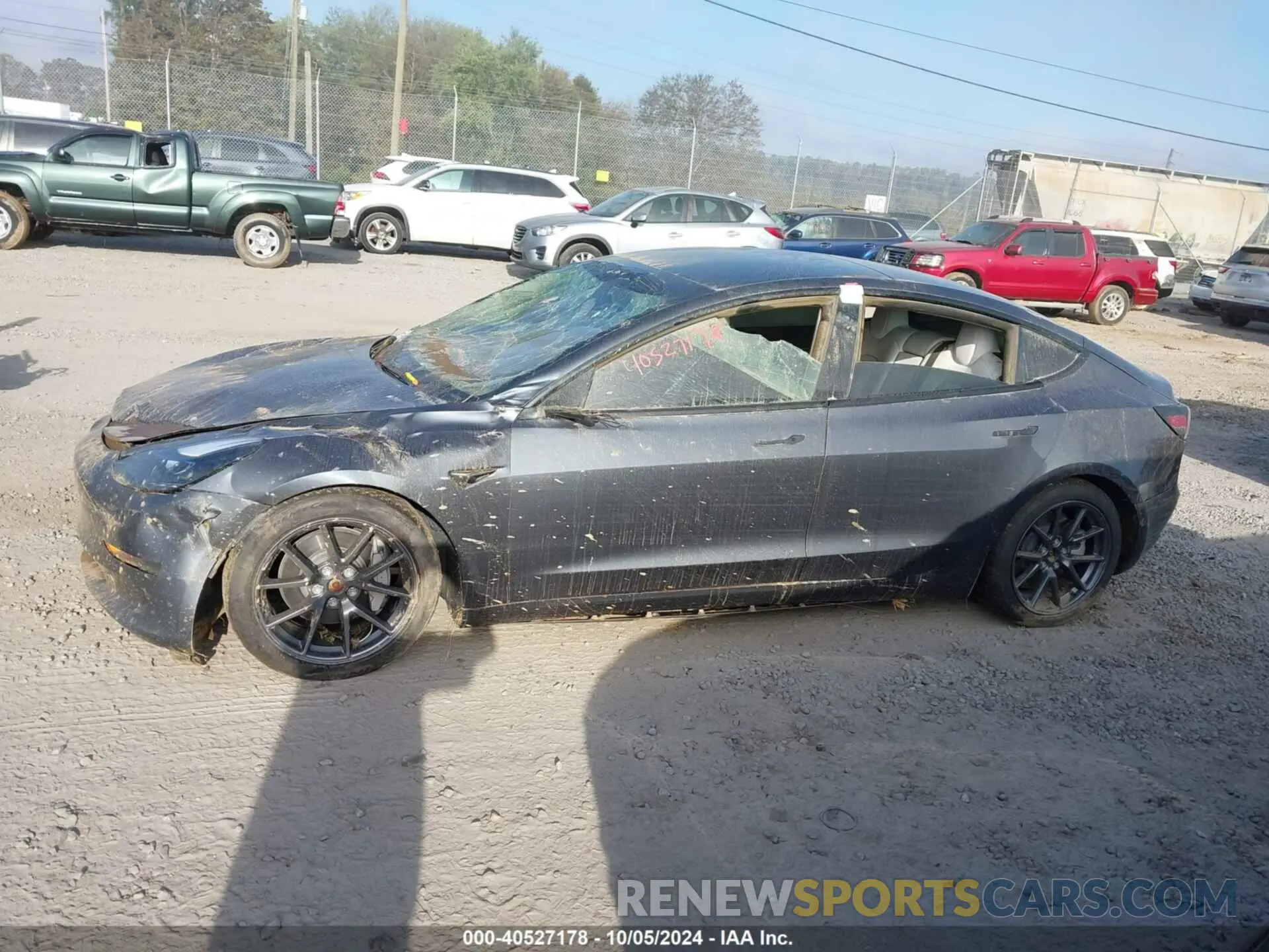 13 Photograph of a damaged car 5YJ3E1EB8NF203743 TESLA MODEL 3 2022