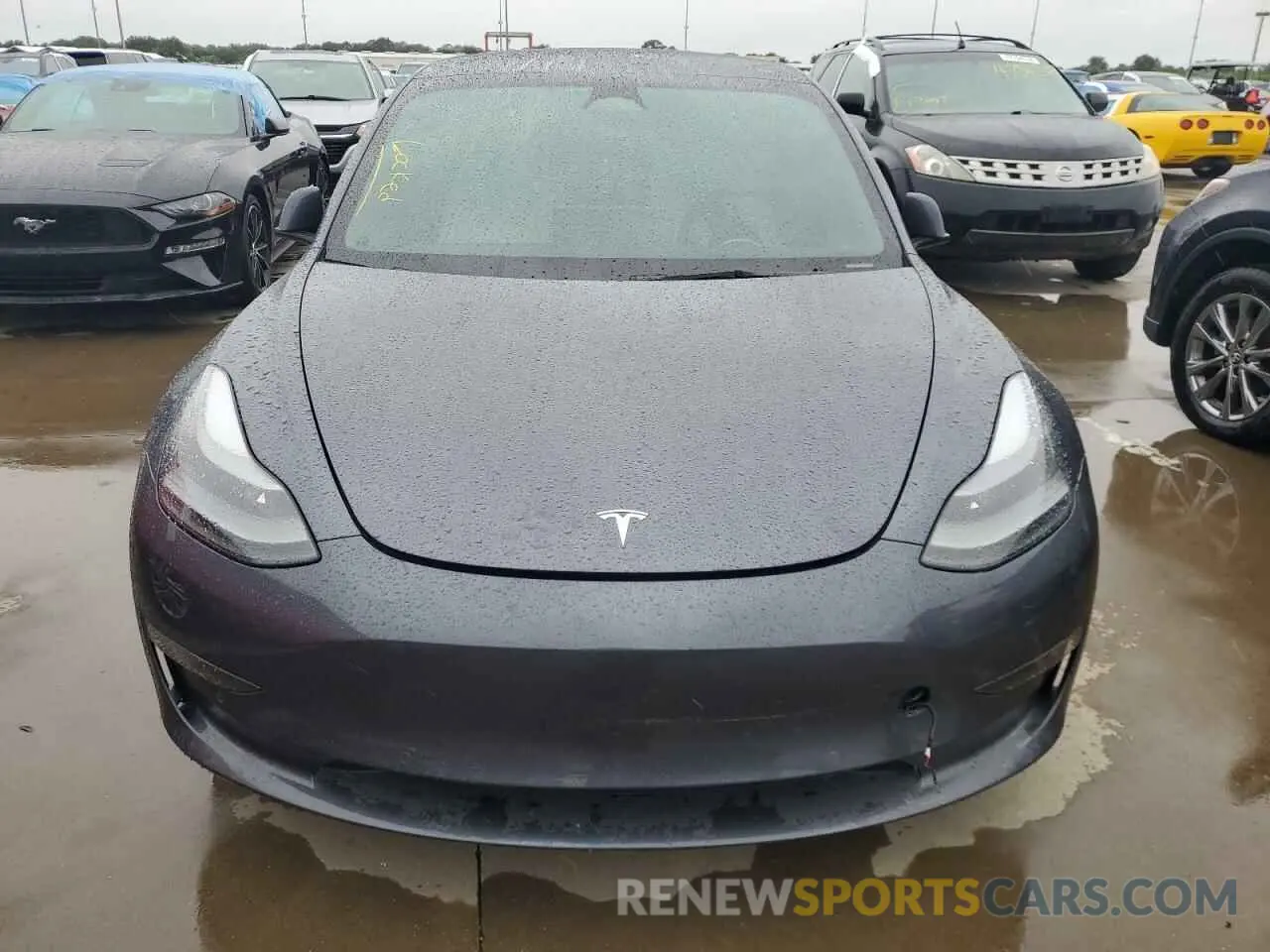 5 Photograph of a damaged car 5YJ3E1EB8NF248763 TESLA MODEL 3 2022