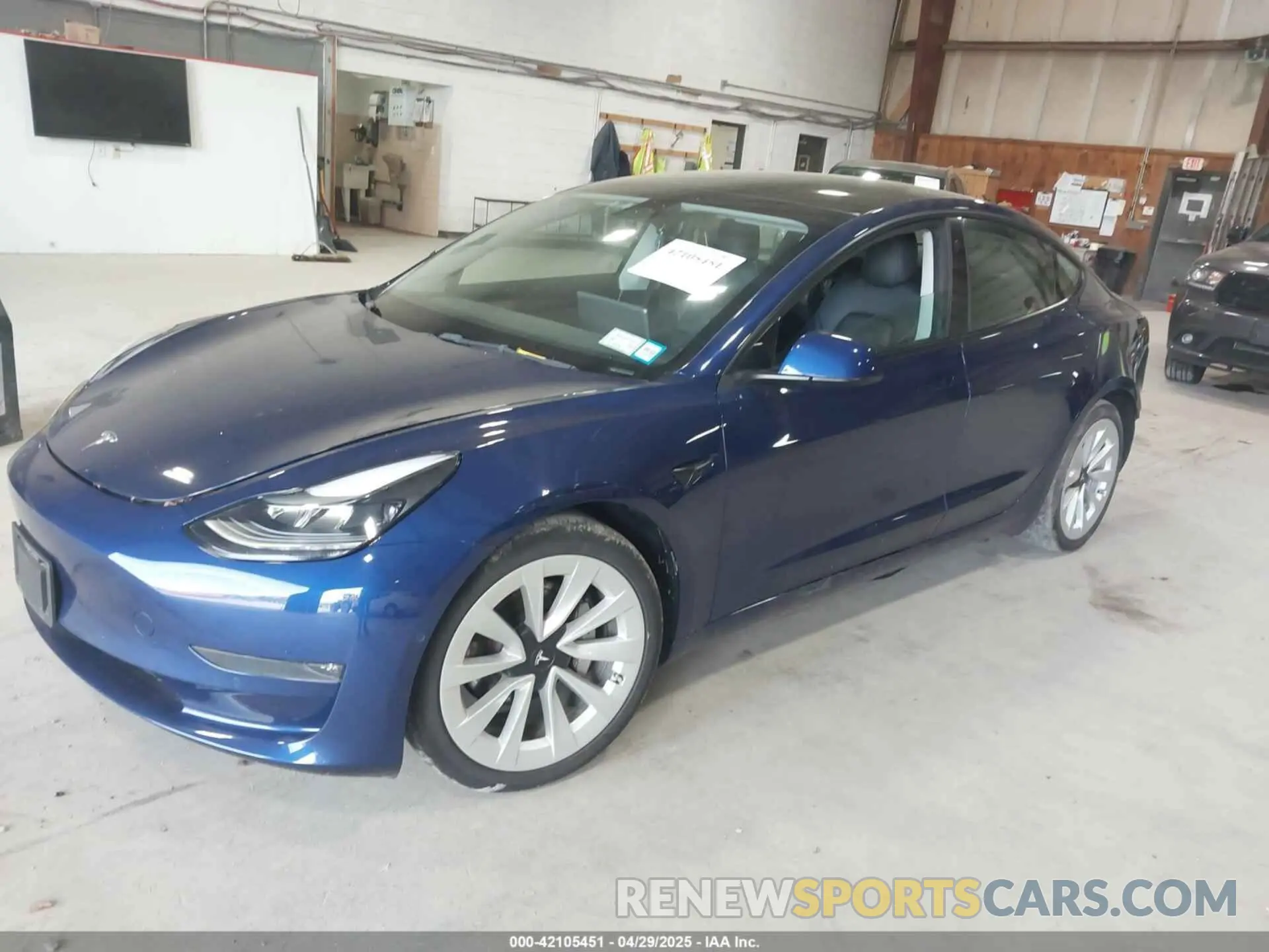 2 Фотография поврежденного автомобиля 5YJ3E1EB8NF255163 TESLA MODEL 3 2022