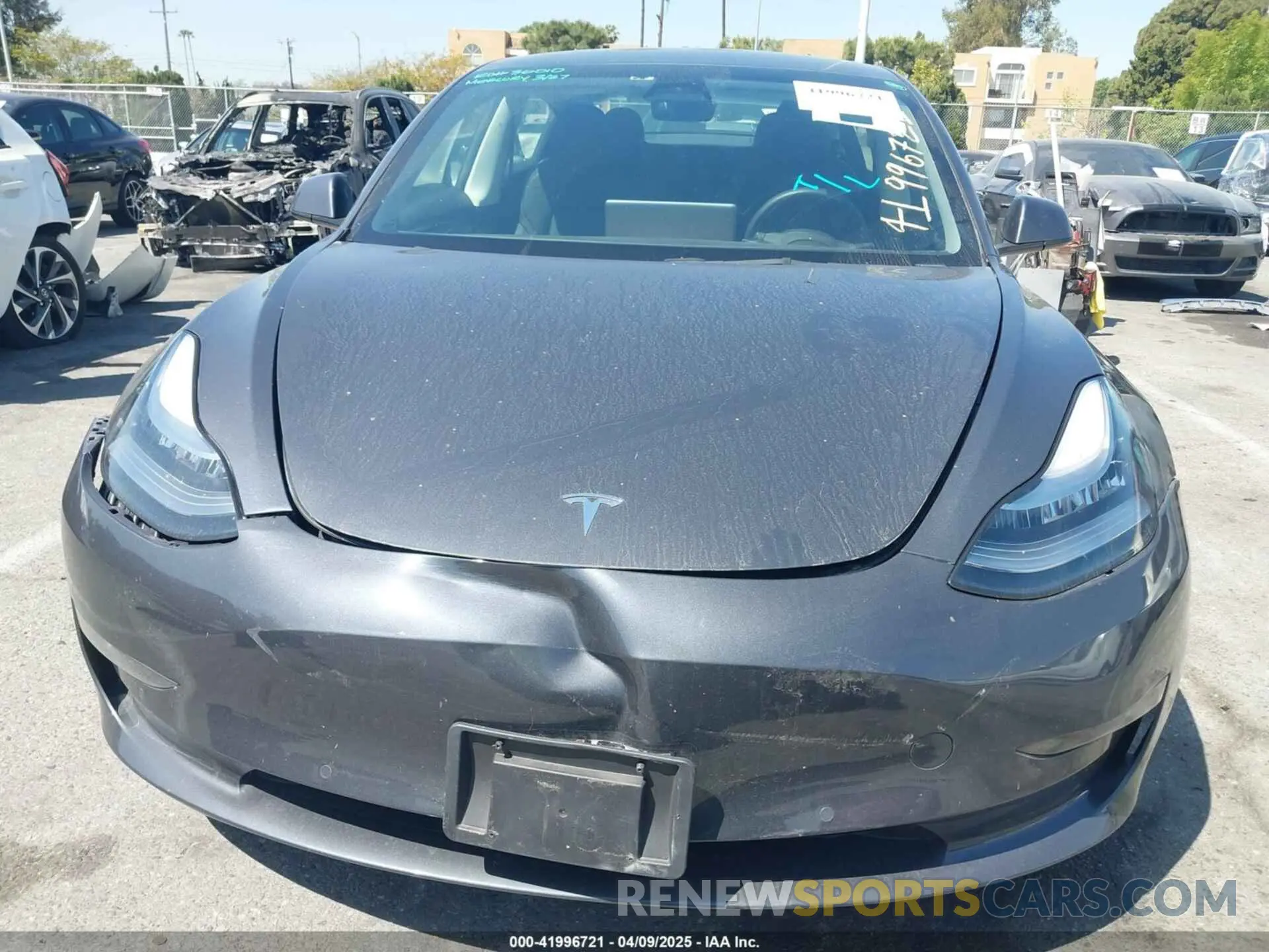 6 Фотография поврежденного автомобиля 5YJ3E1EB8NF262310 TESLA MODEL 3 2022