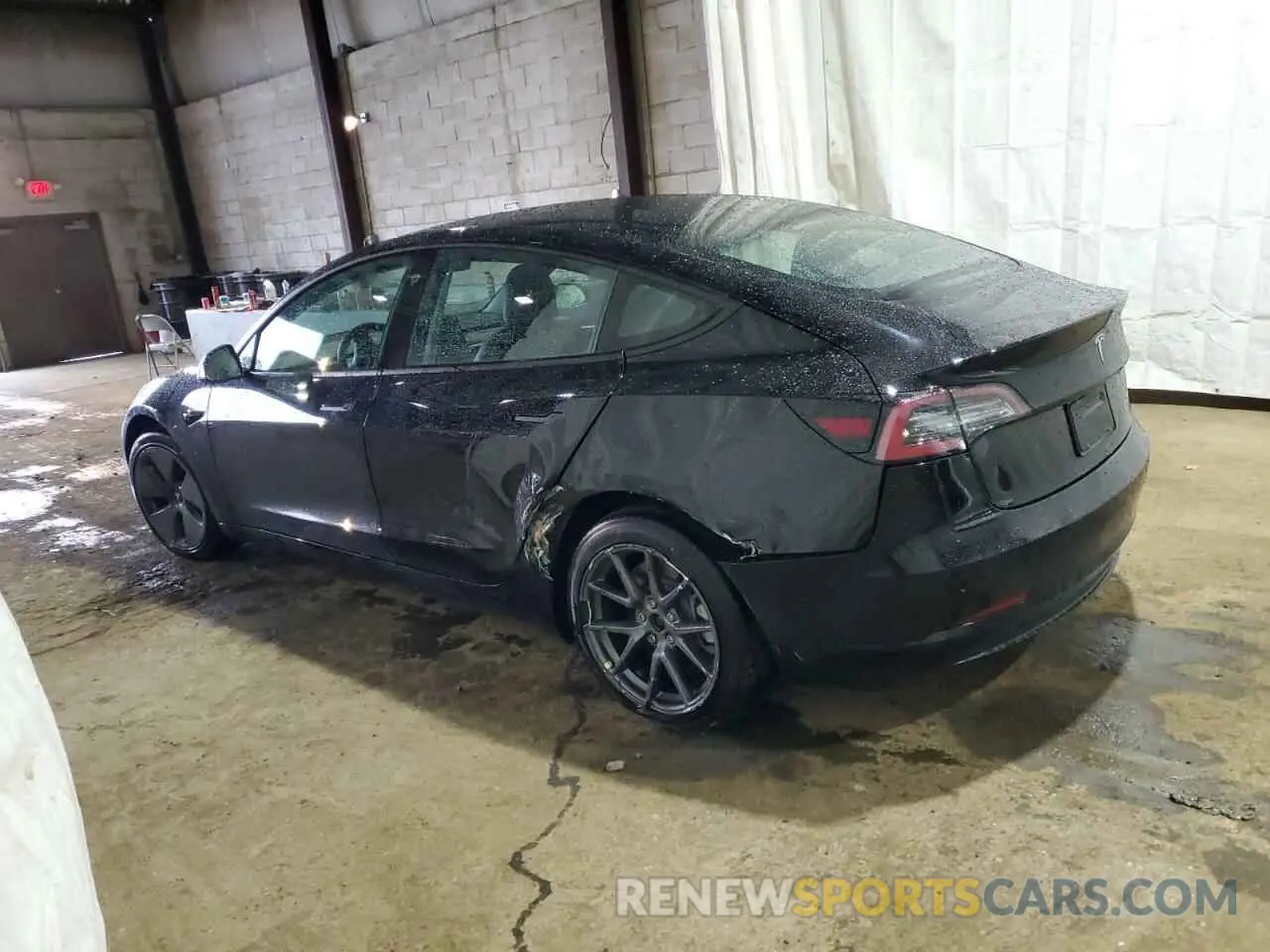 2 Фотография поврежденного автомобиля 5YJ3E1EB8NF274036 TESLA MODEL 3 2022