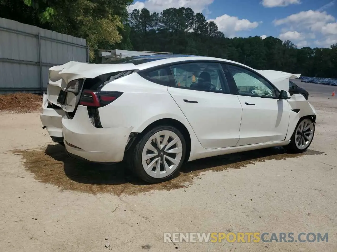 3 Фотография поврежденного автомобиля 5YJ3E1EB8NF290950 TESLA MODEL 3 2022