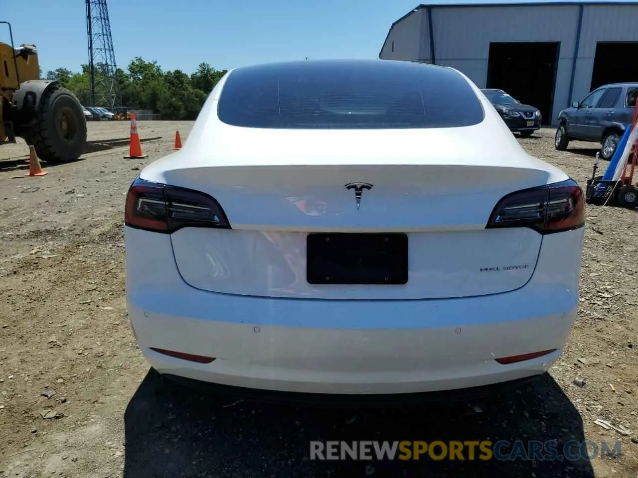 6 Photograph of a damaged car 5YJ3E1EB8NF312655 TESLA MODEL 3 2022