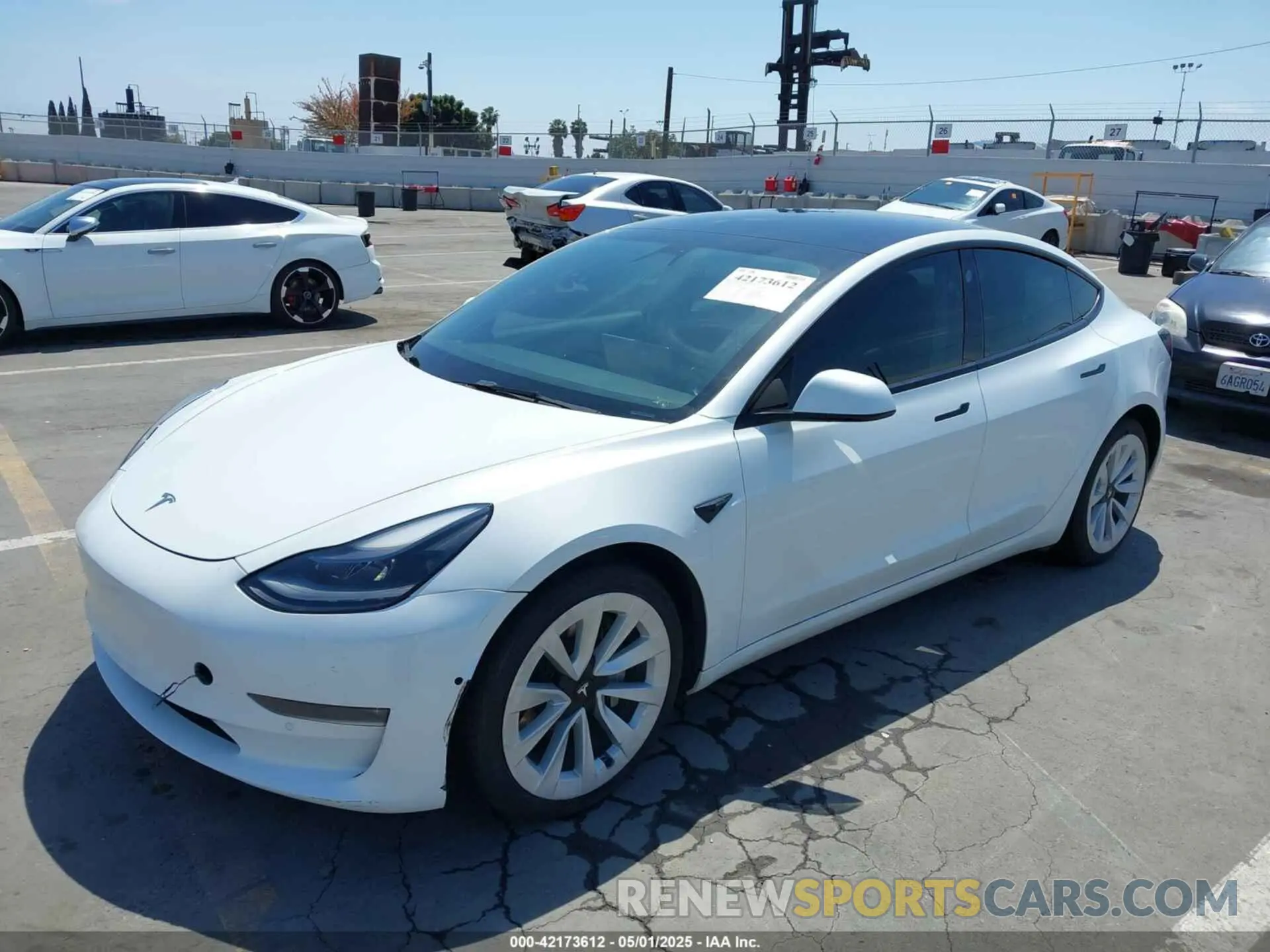 2 Фотография поврежденного автомобиля 5YJ3E1EB9NF113601 TESLA MODEL 3 2022
