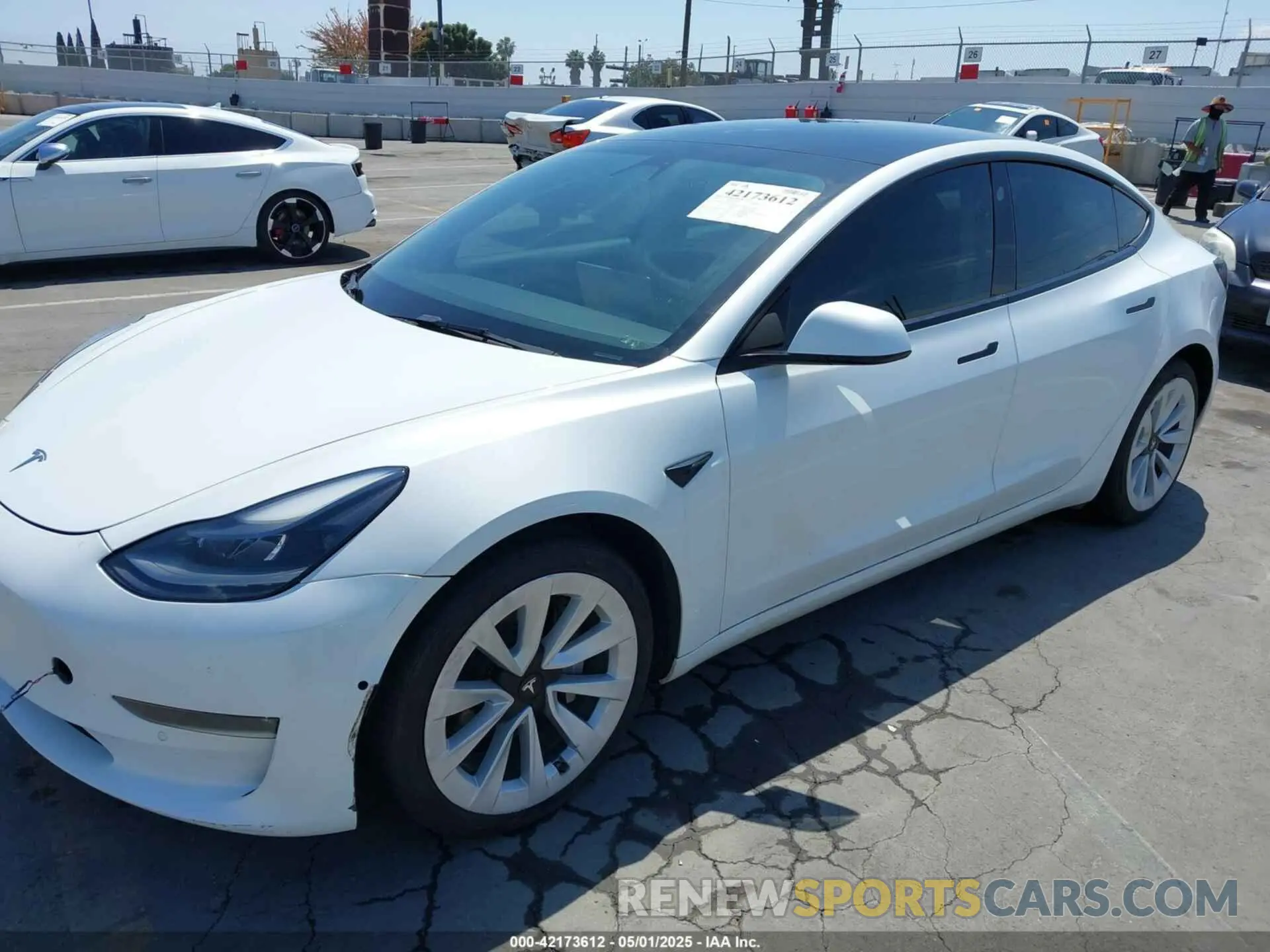 6 Фотография поврежденного автомобиля 5YJ3E1EB9NF113601 TESLA MODEL 3 2022