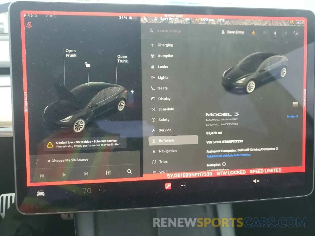 9 Photograph of a damaged car 5YJ3E1EB9NF117339 TESLA MODEL 3 2022
