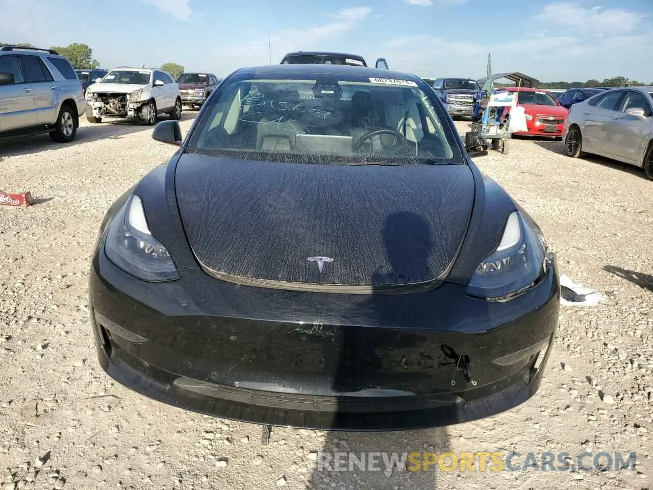 5 Photograph of a damaged car 5YJ3E1EB9NF132102 TESLA MODEL 3 2022