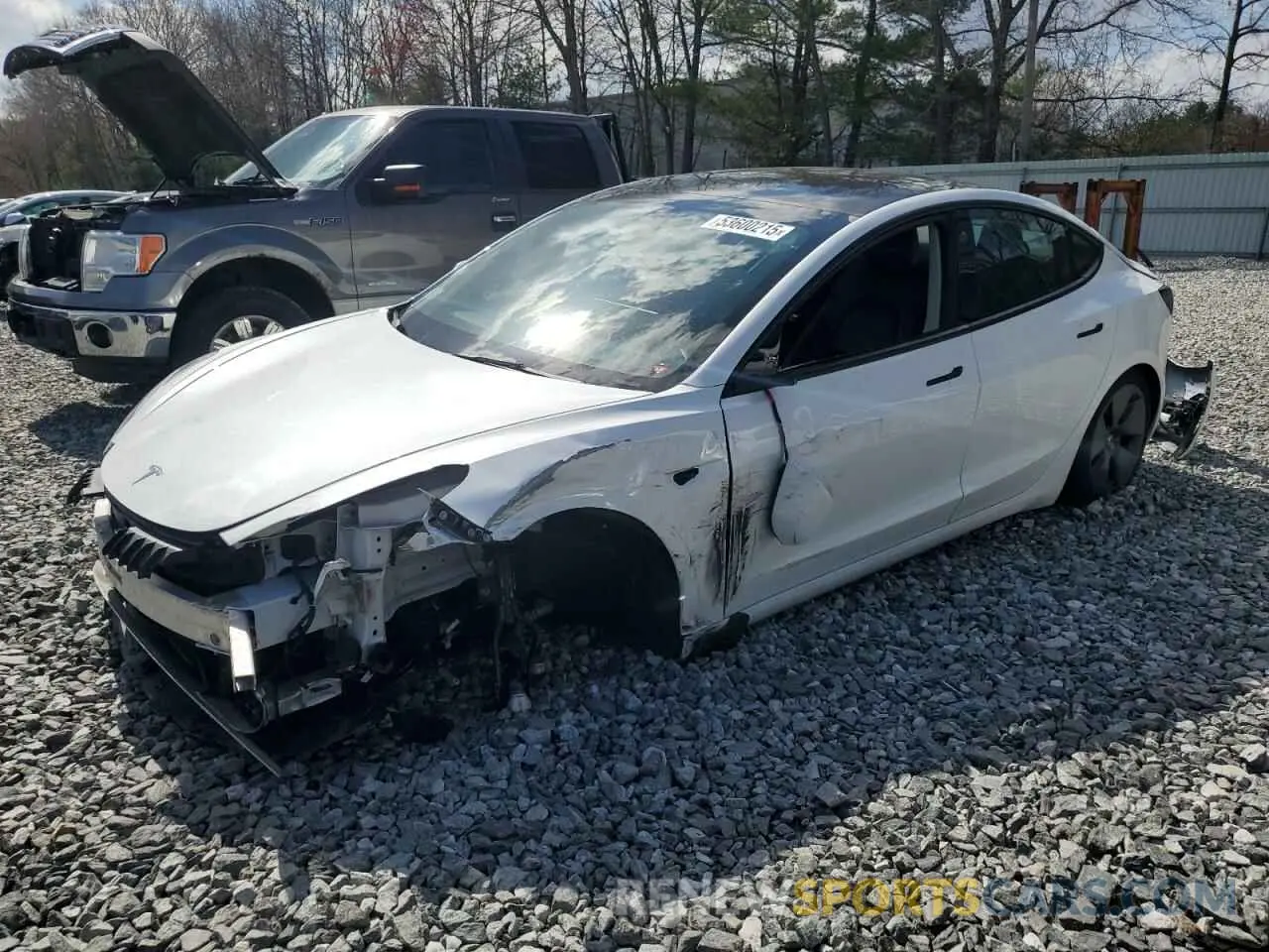 1 Фотография поврежденного автомобиля 5YJ3E1EB9NF159977 TESLA MODEL 3 2022