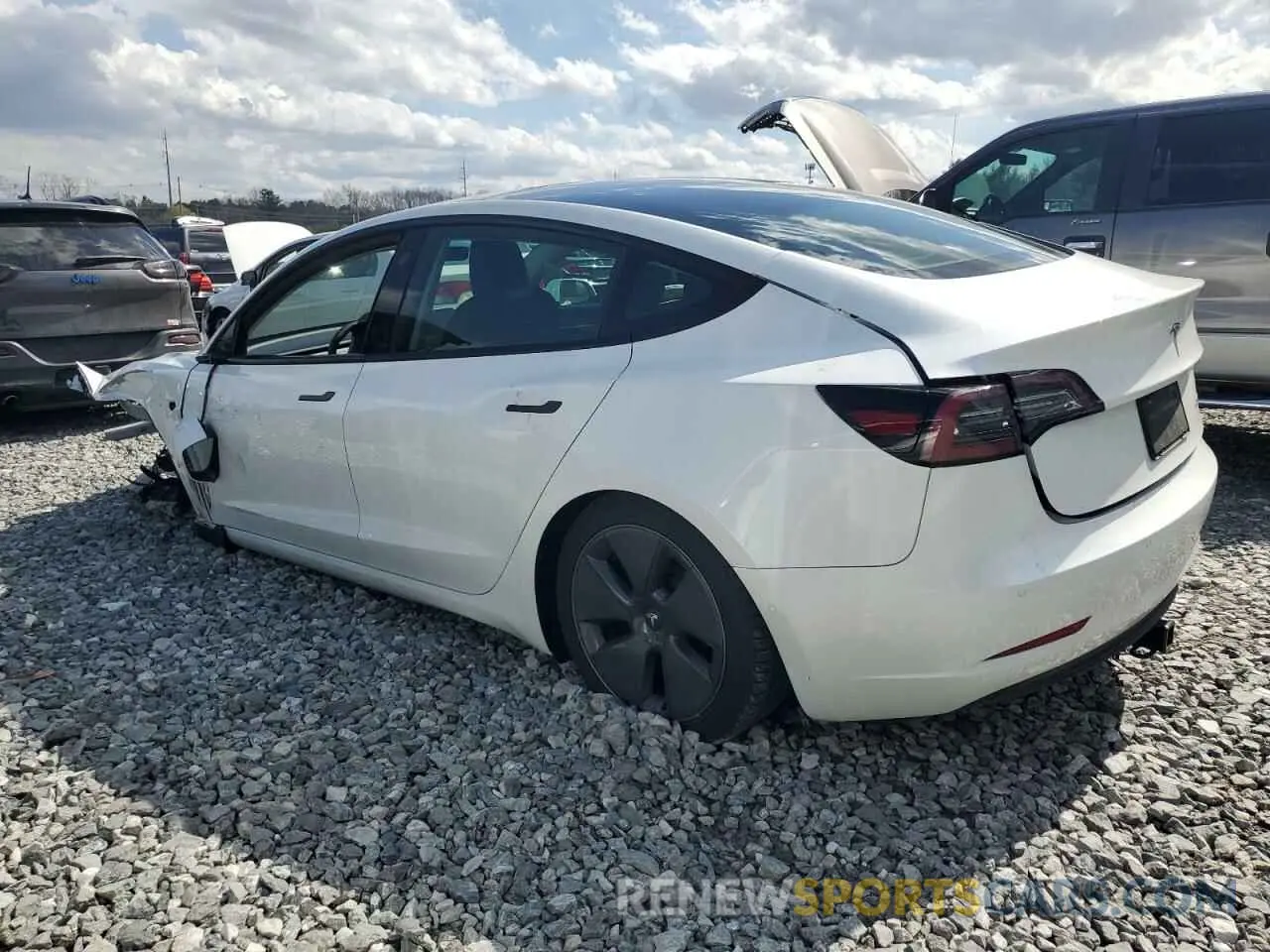 2 Фотография поврежденного автомобиля 5YJ3E1EB9NF159977 TESLA MODEL 3 2022