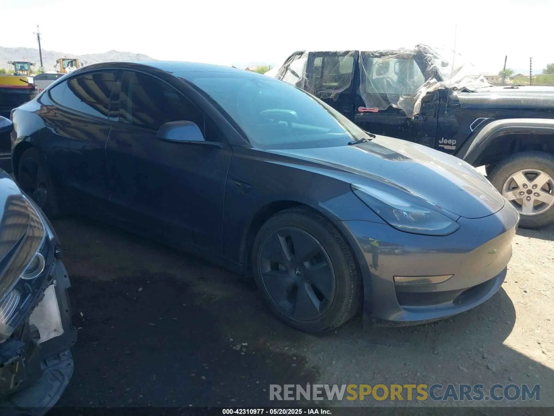 1 Фотография поврежденного автомобиля 5YJ3E1EB9NF167142 TESLA MODEL 3 2022