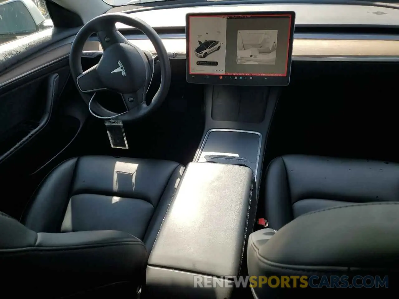 8 Photograph of a damaged car 5YJ3E1EB9NF173779 TESLA MODEL 3 2022
