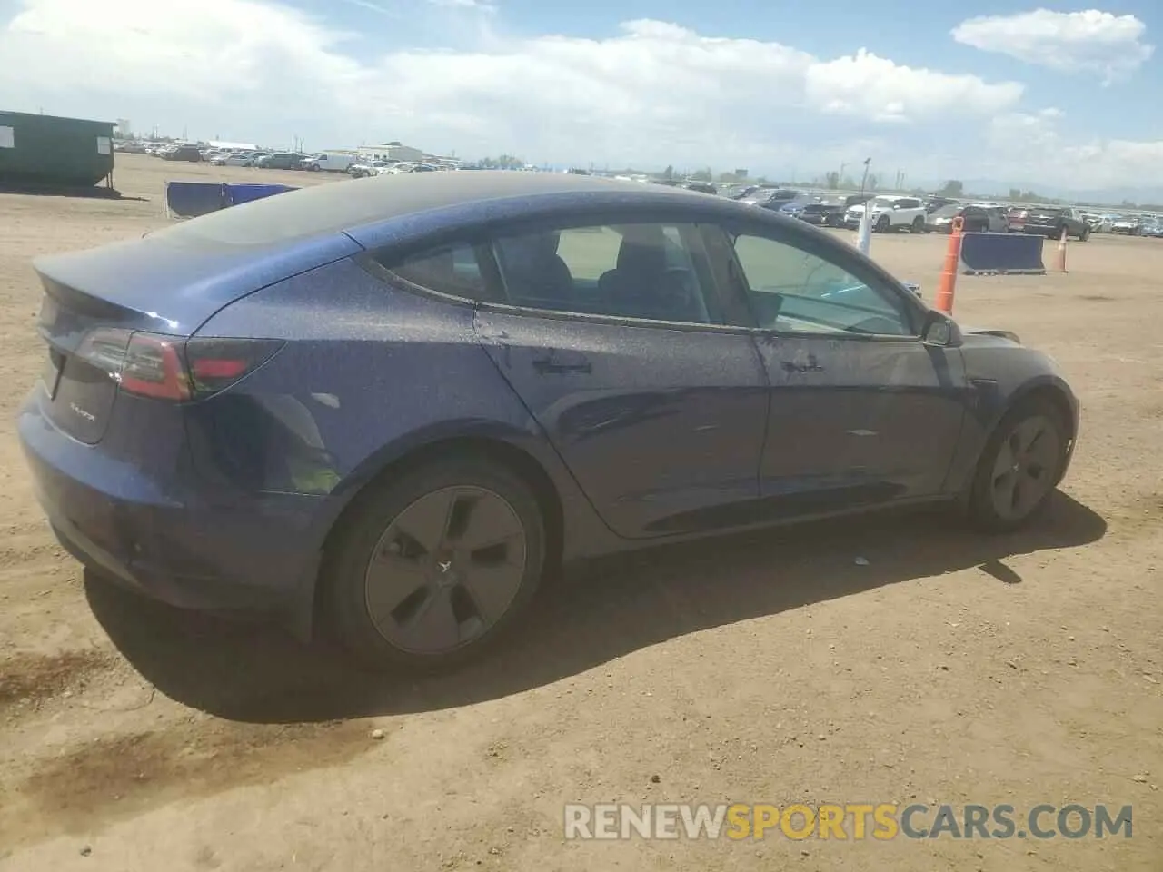 3 Photograph of a damaged car 5YJ3E1EB9NF179470 TESLA MODEL 3 2022