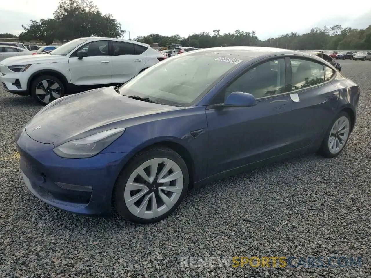 1 Фотография поврежденного автомобиля 5YJ3E1EB9NF184295 TESLA MODEL 3 2022