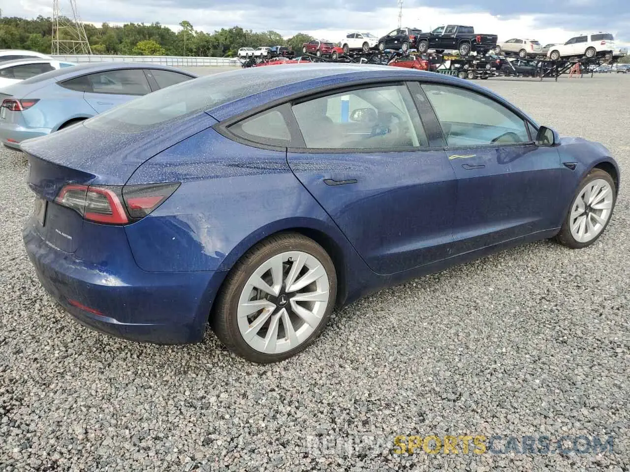 3 Фотография поврежденного автомобиля 5YJ3E1EB9NF184295 TESLA MODEL 3 2022