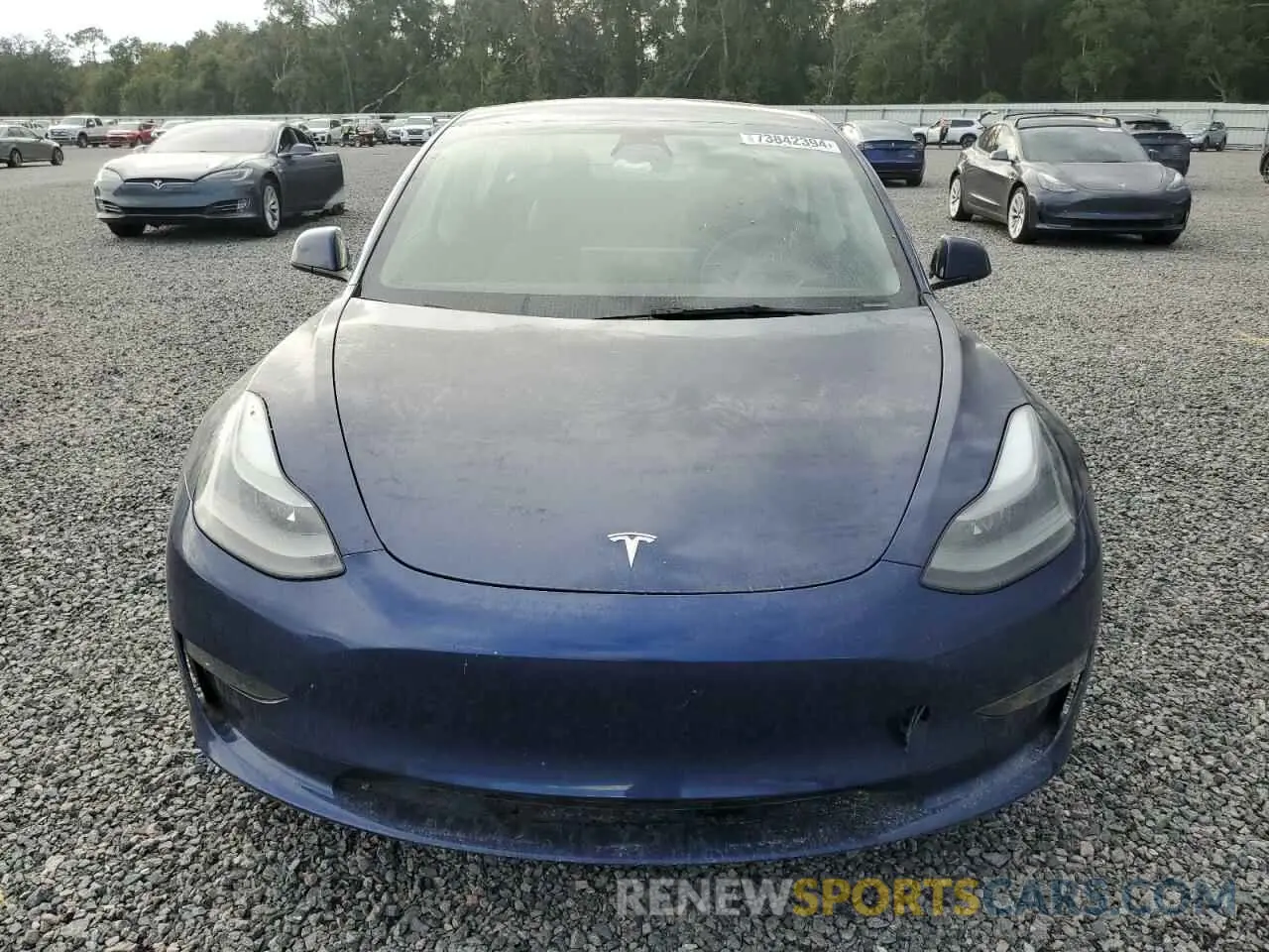 5 Фотография поврежденного автомобиля 5YJ3E1EB9NF184295 TESLA MODEL 3 2022