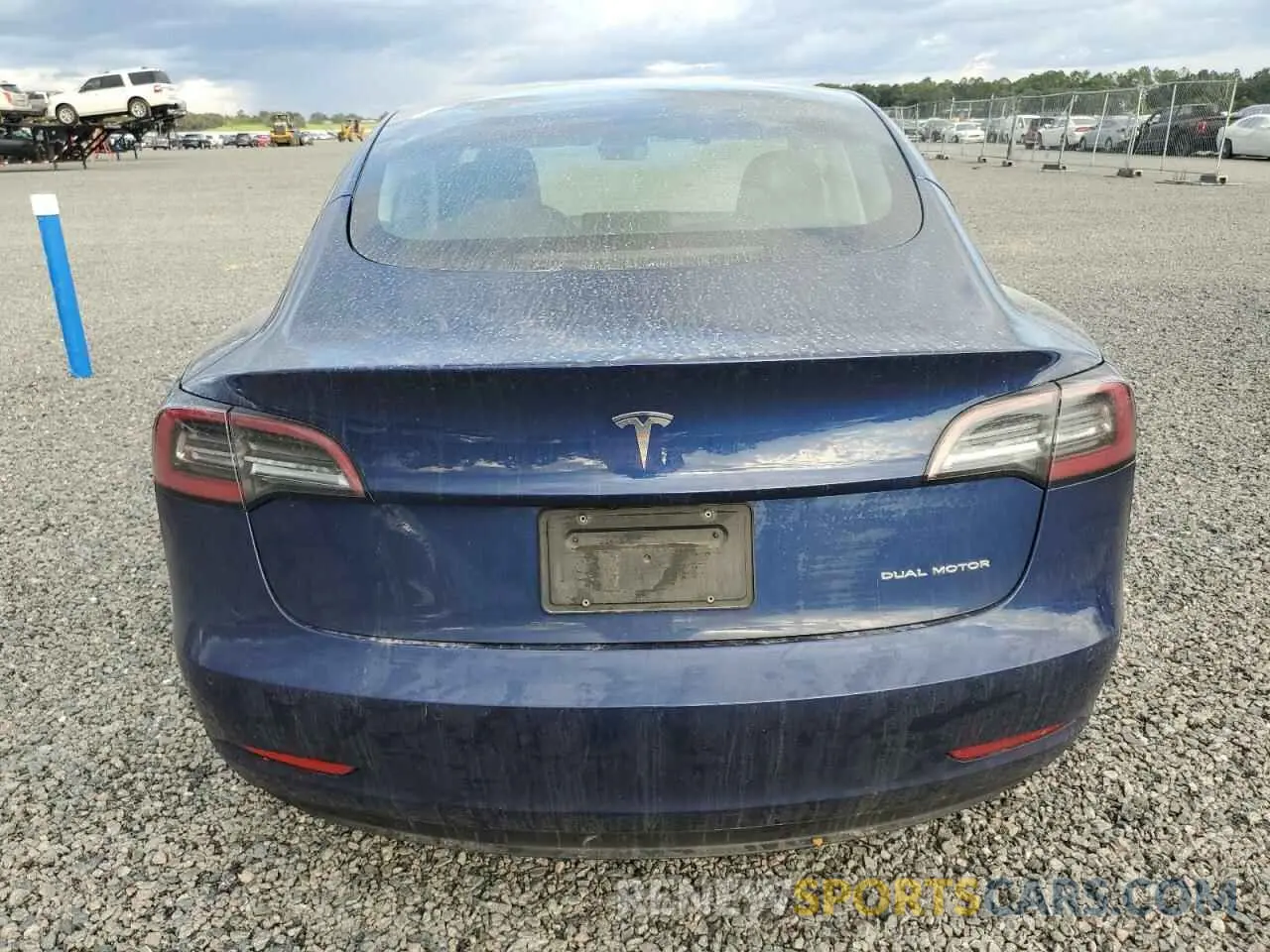 6 Фотография поврежденного автомобиля 5YJ3E1EB9NF184295 TESLA MODEL 3 2022